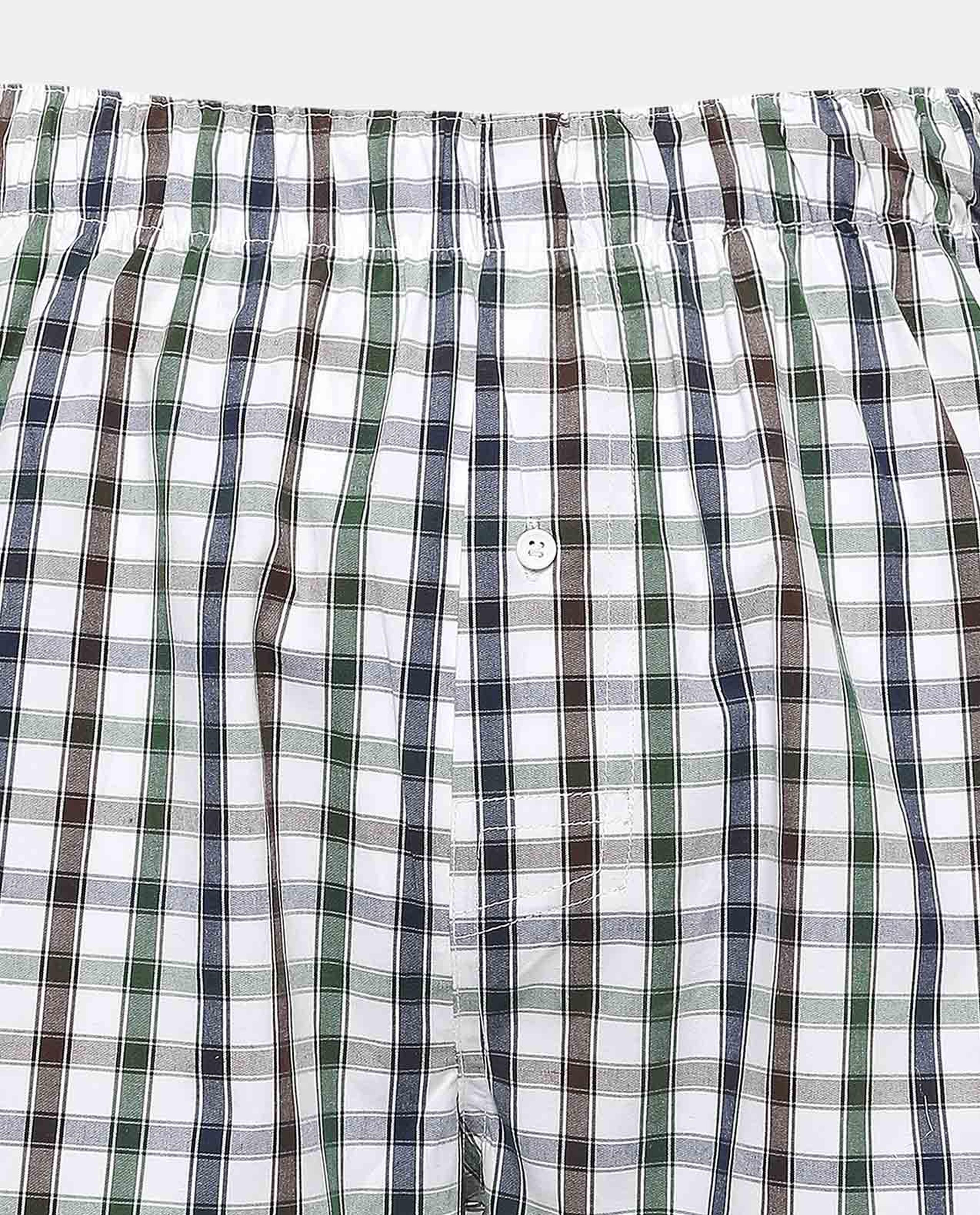 Multi Plaid Check Boxer
