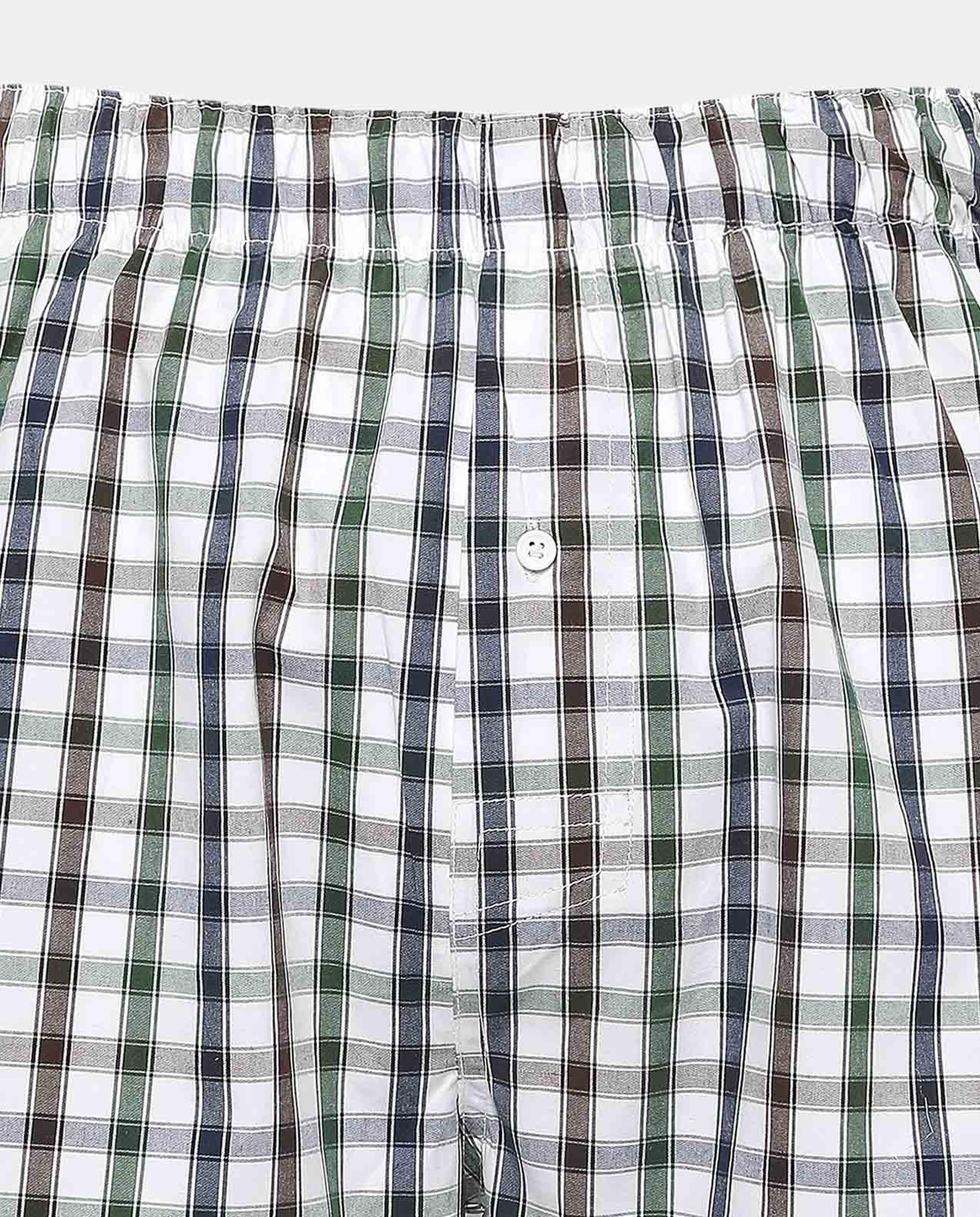 Multi Plaid Check Boxer