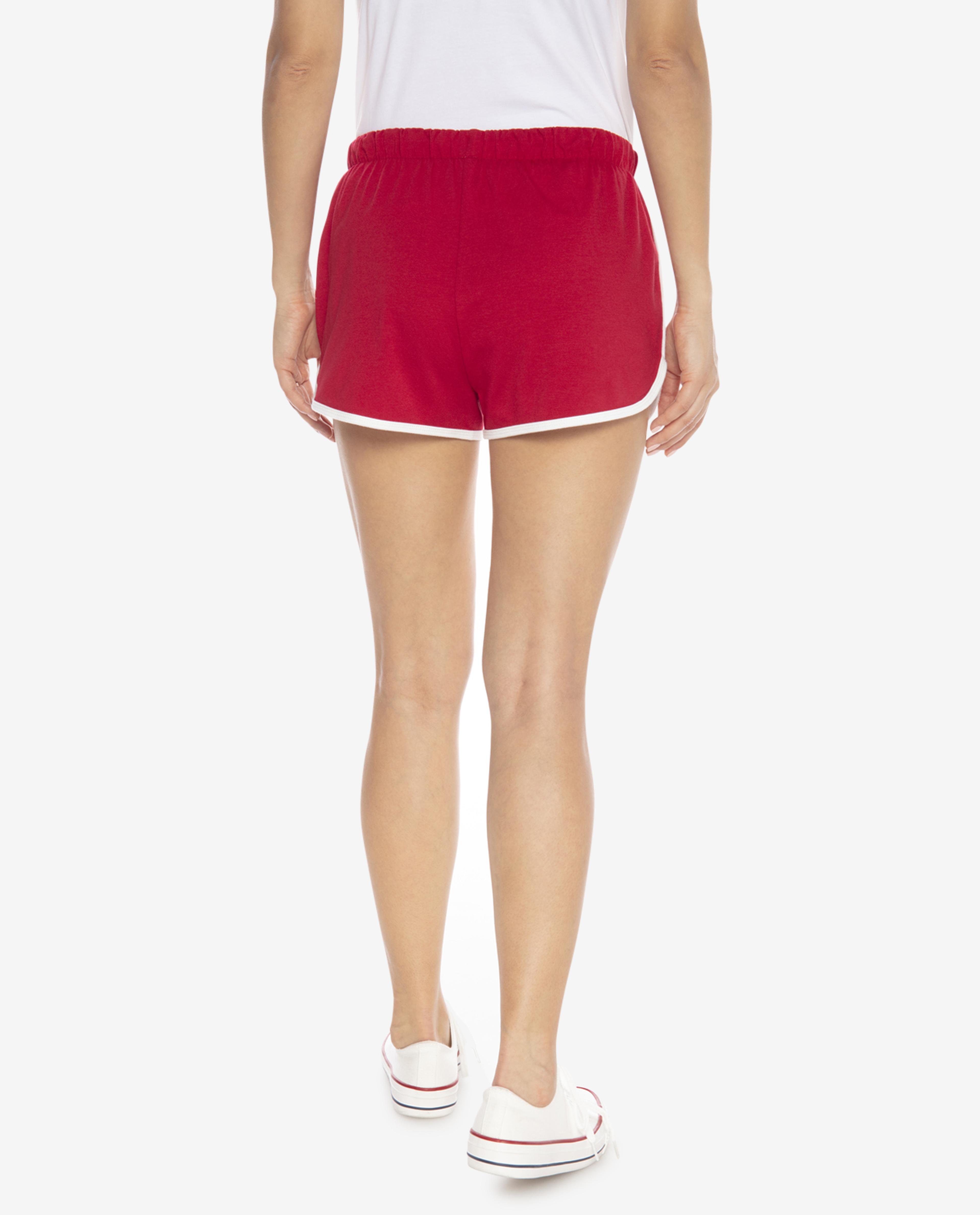 Red and White Shorts