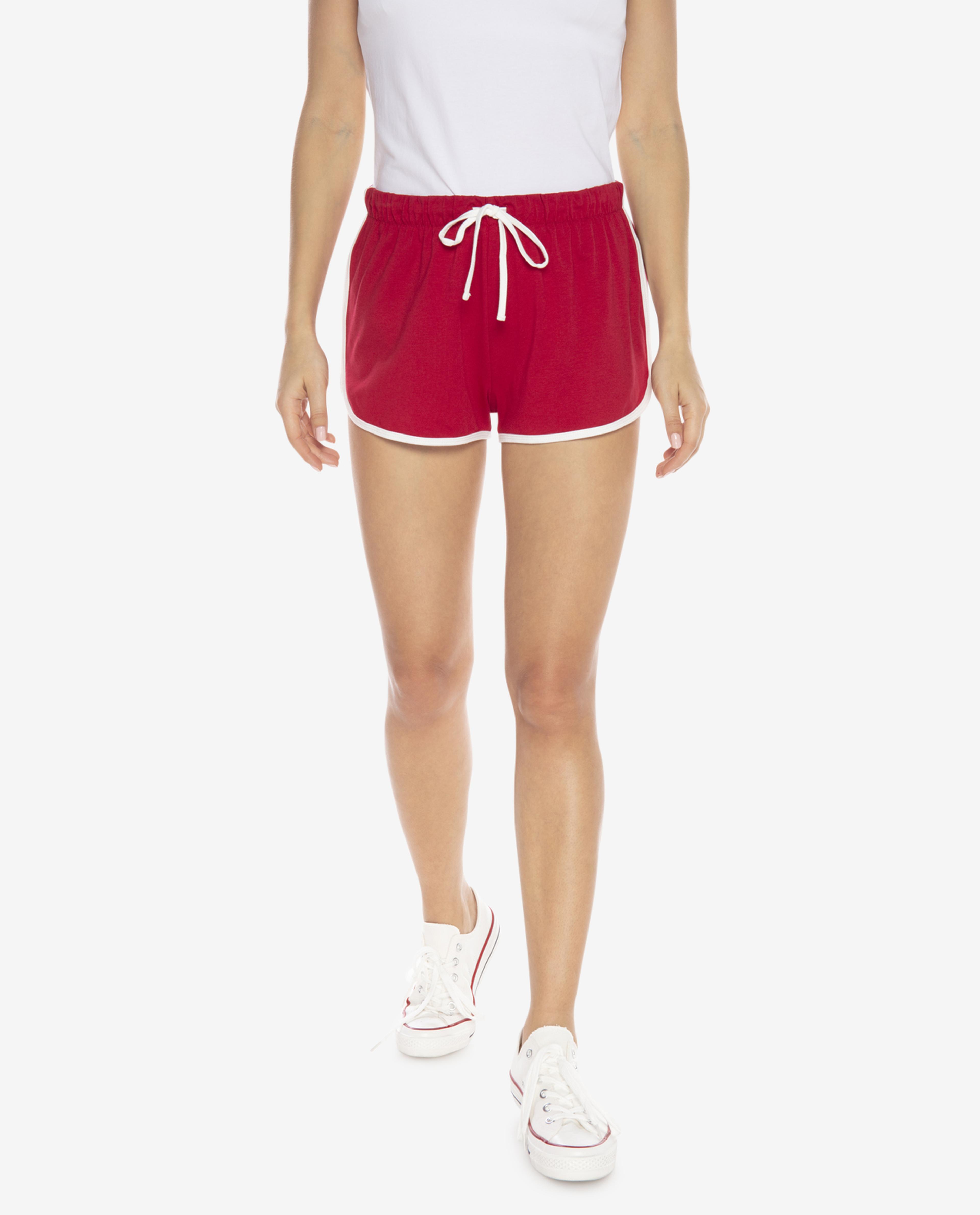 Red and White Shorts