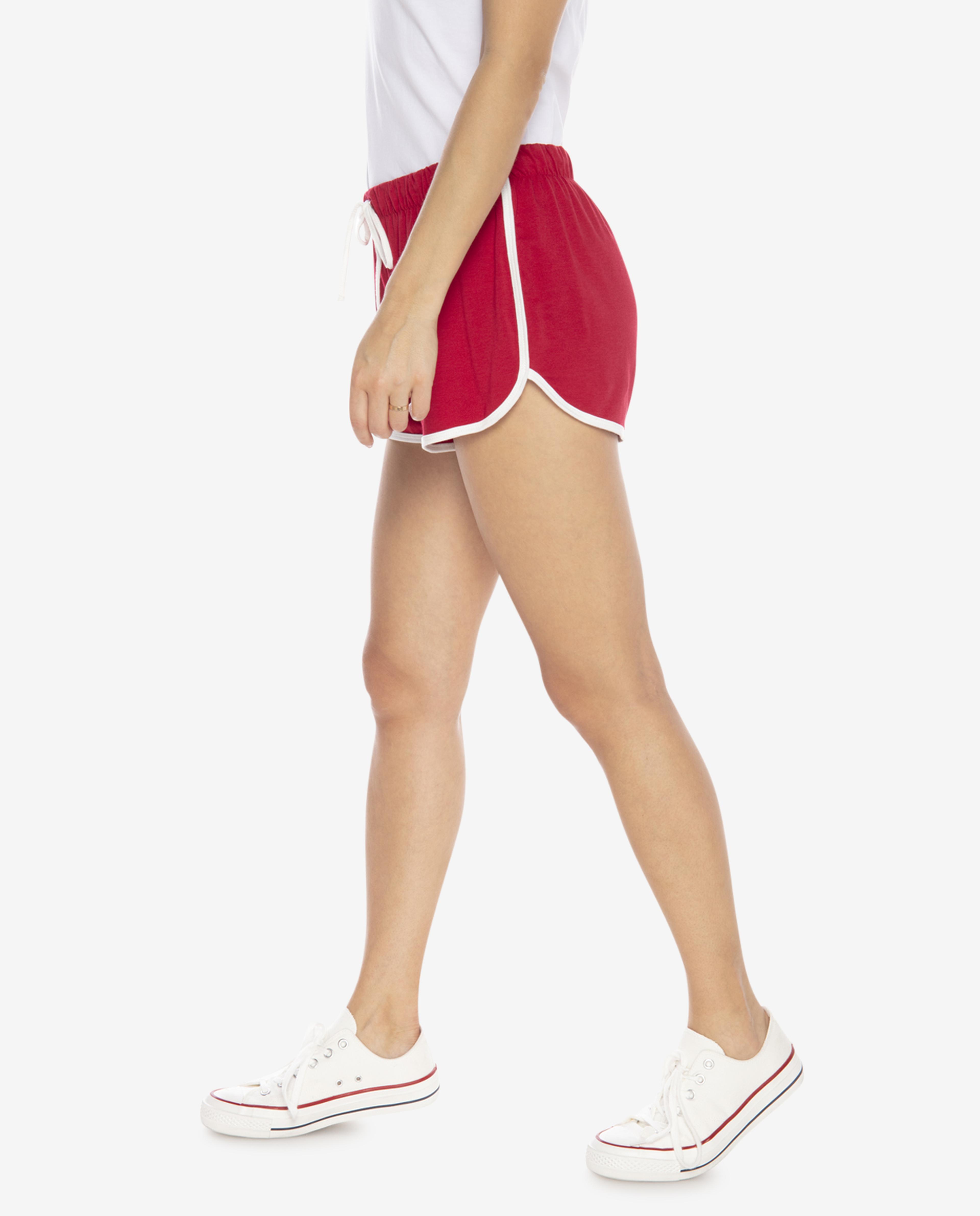 Red and White Shorts