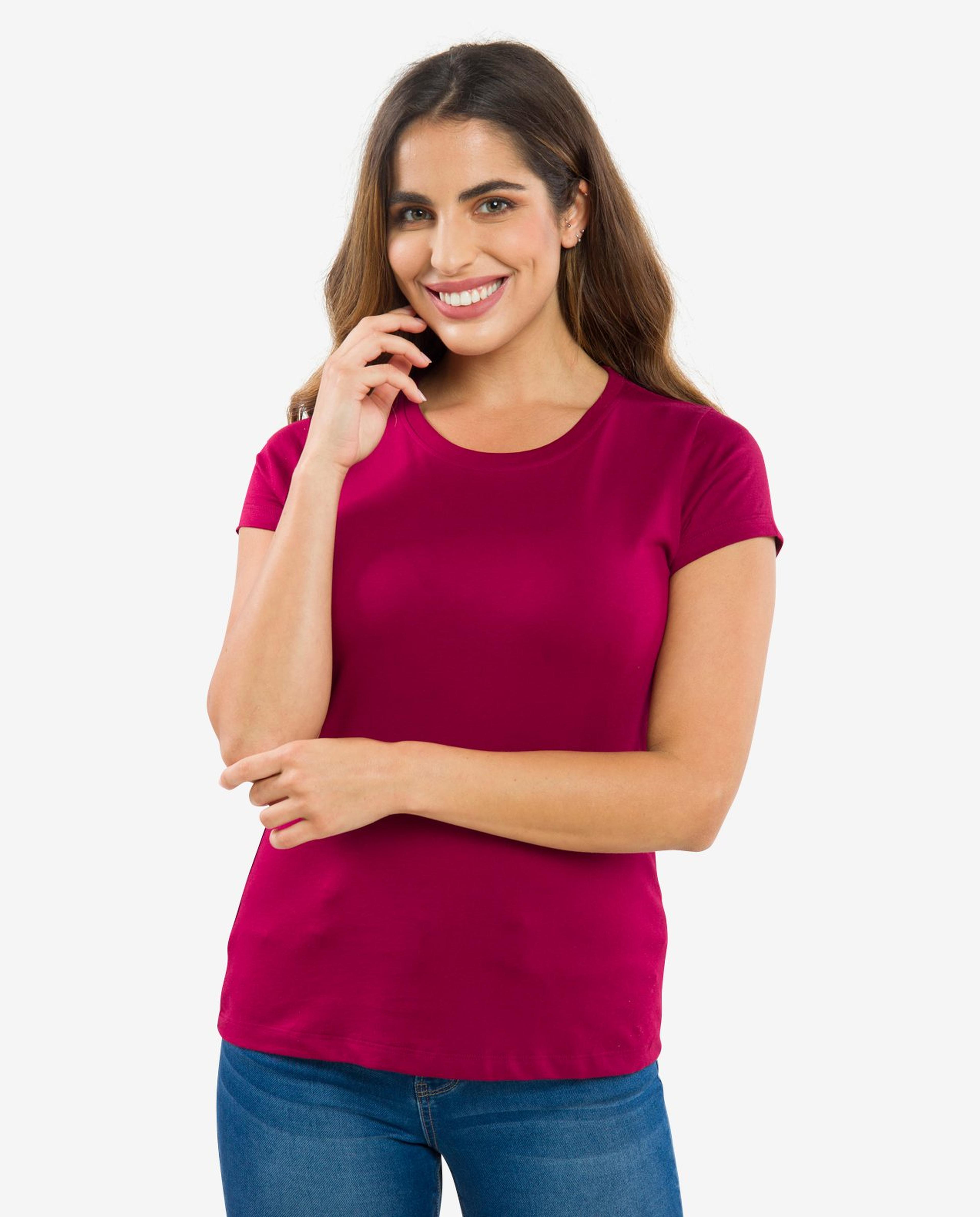 Burgundy T-shirt