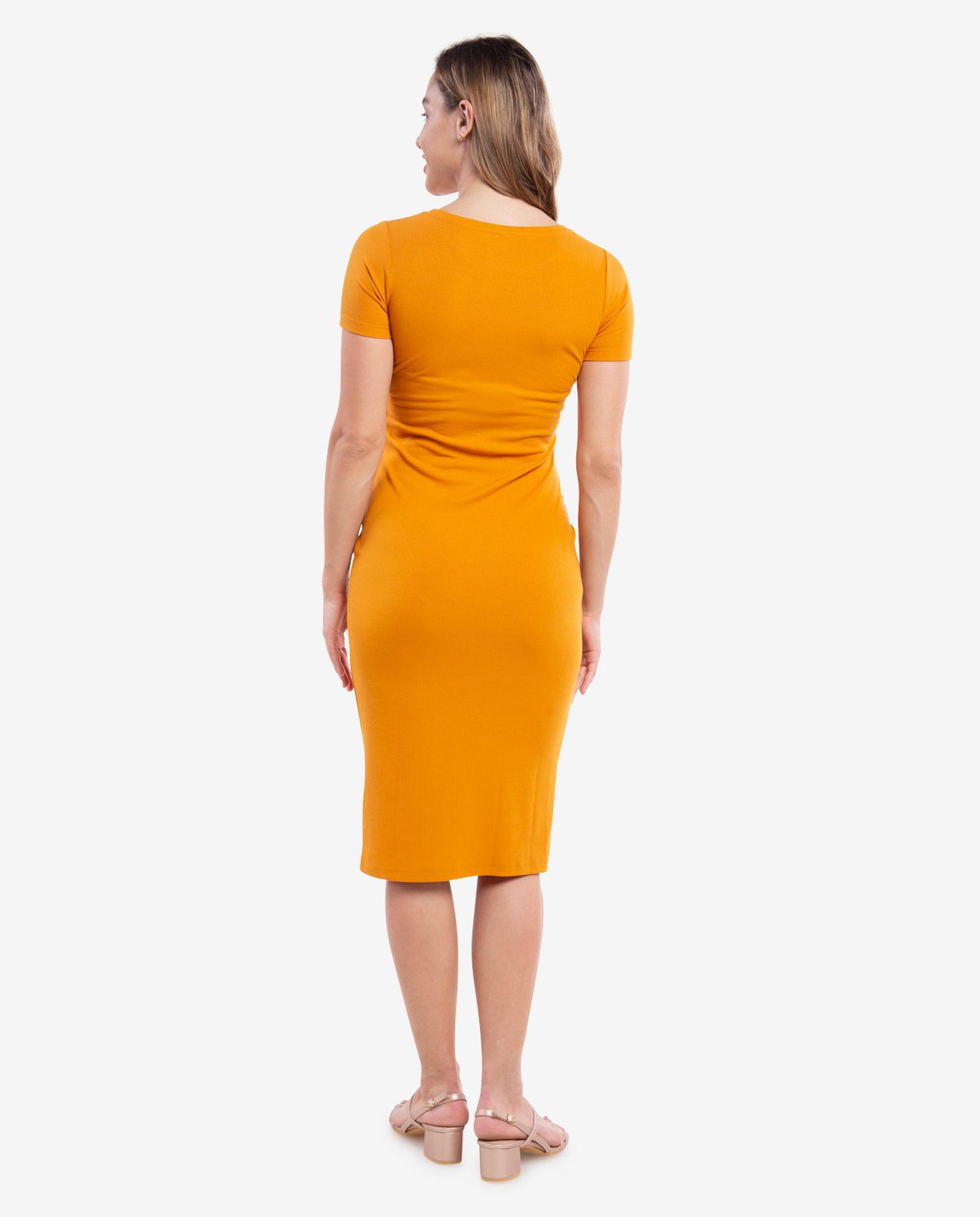 Mustard Midi Dress