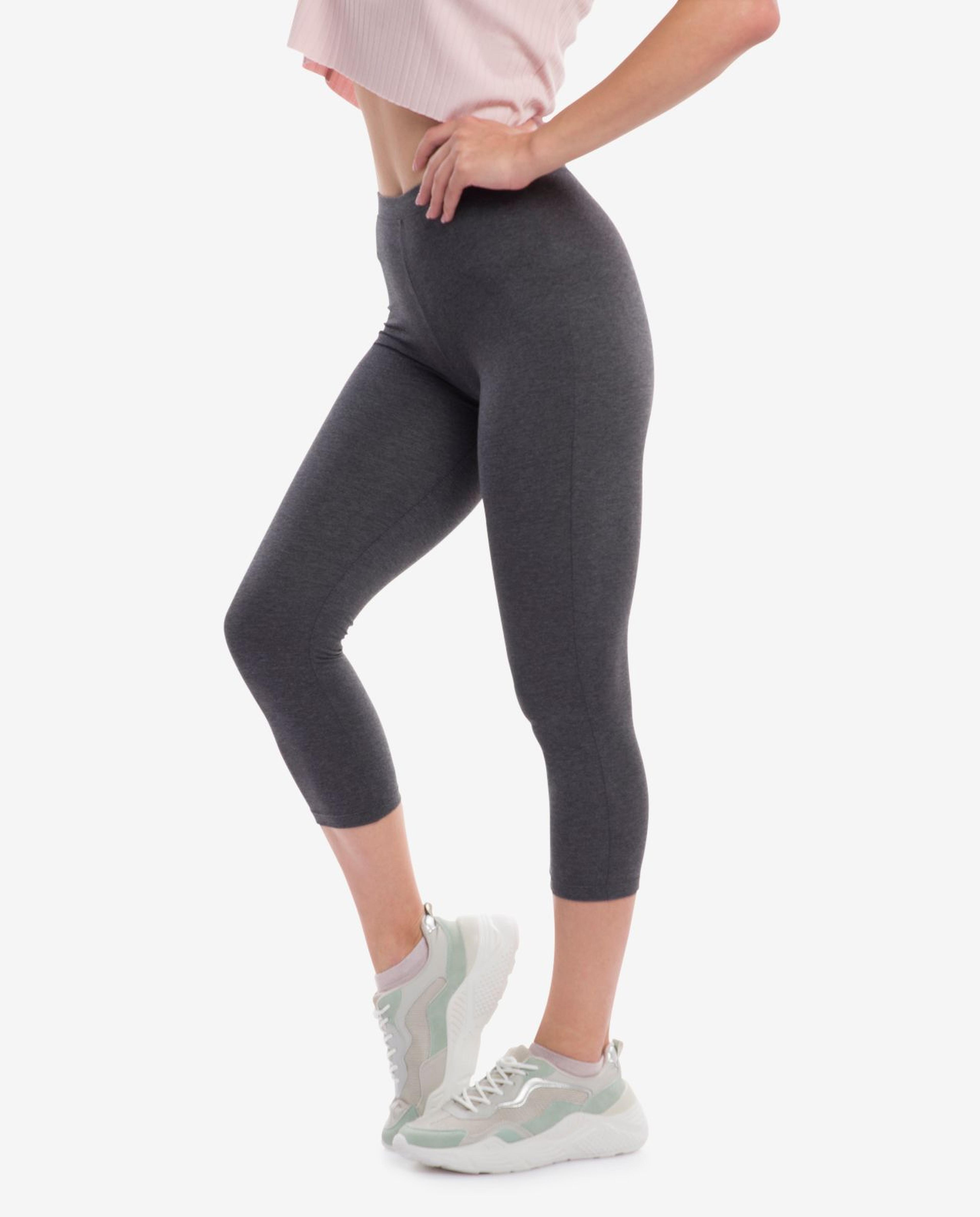 Grey Cropped Leggings