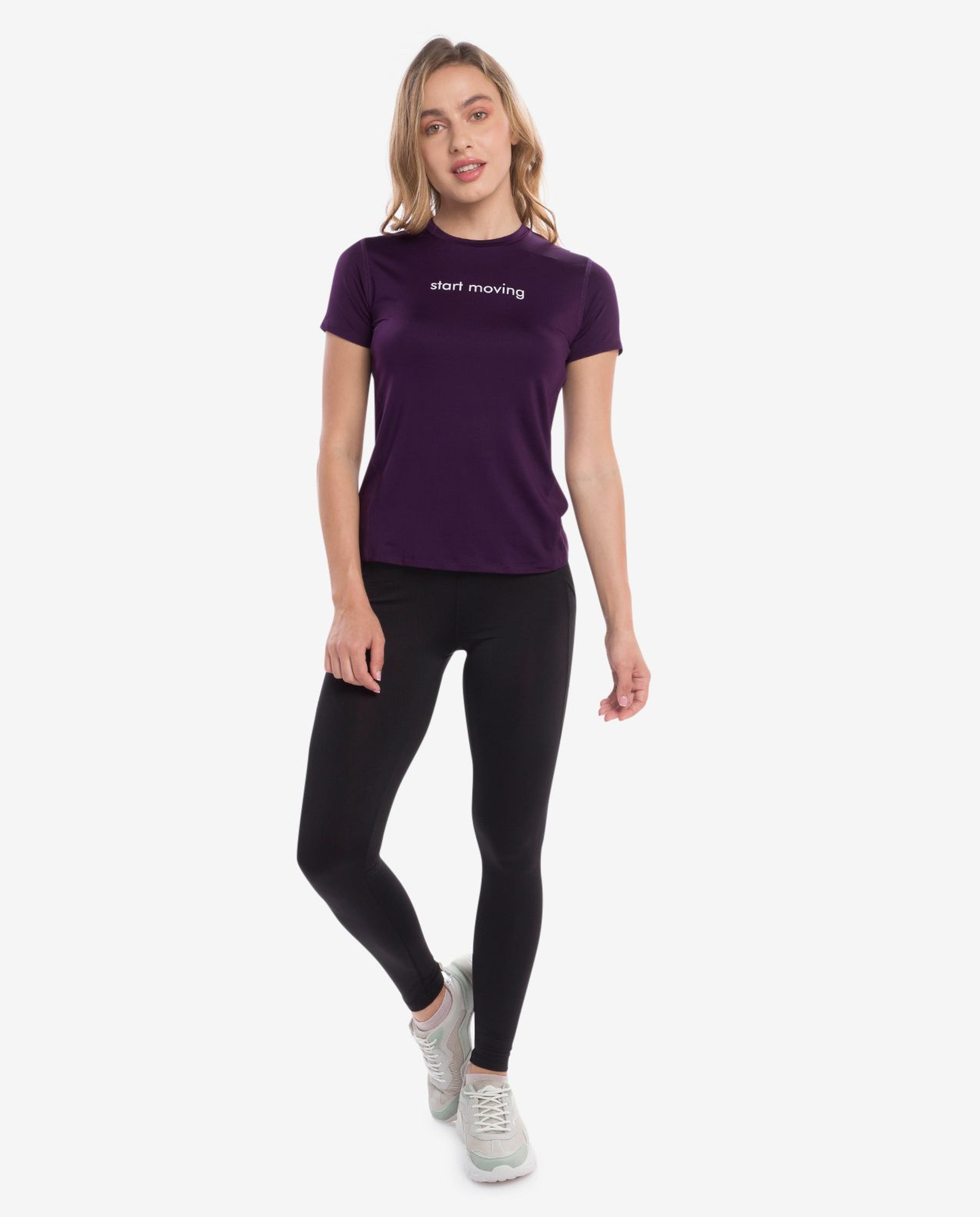 Dark Purple Workout T-shirt