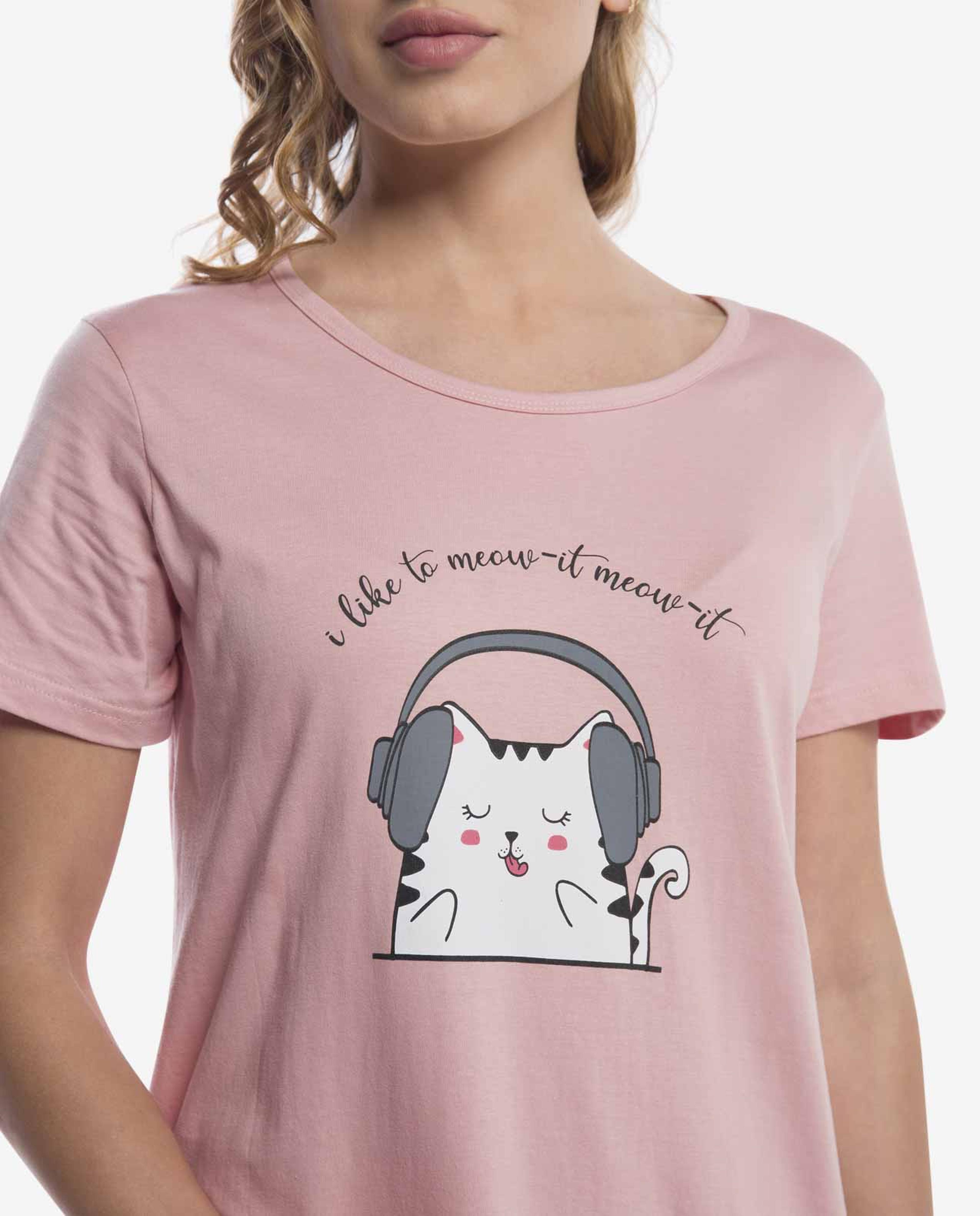Dusty Pink Cotton Nightgown