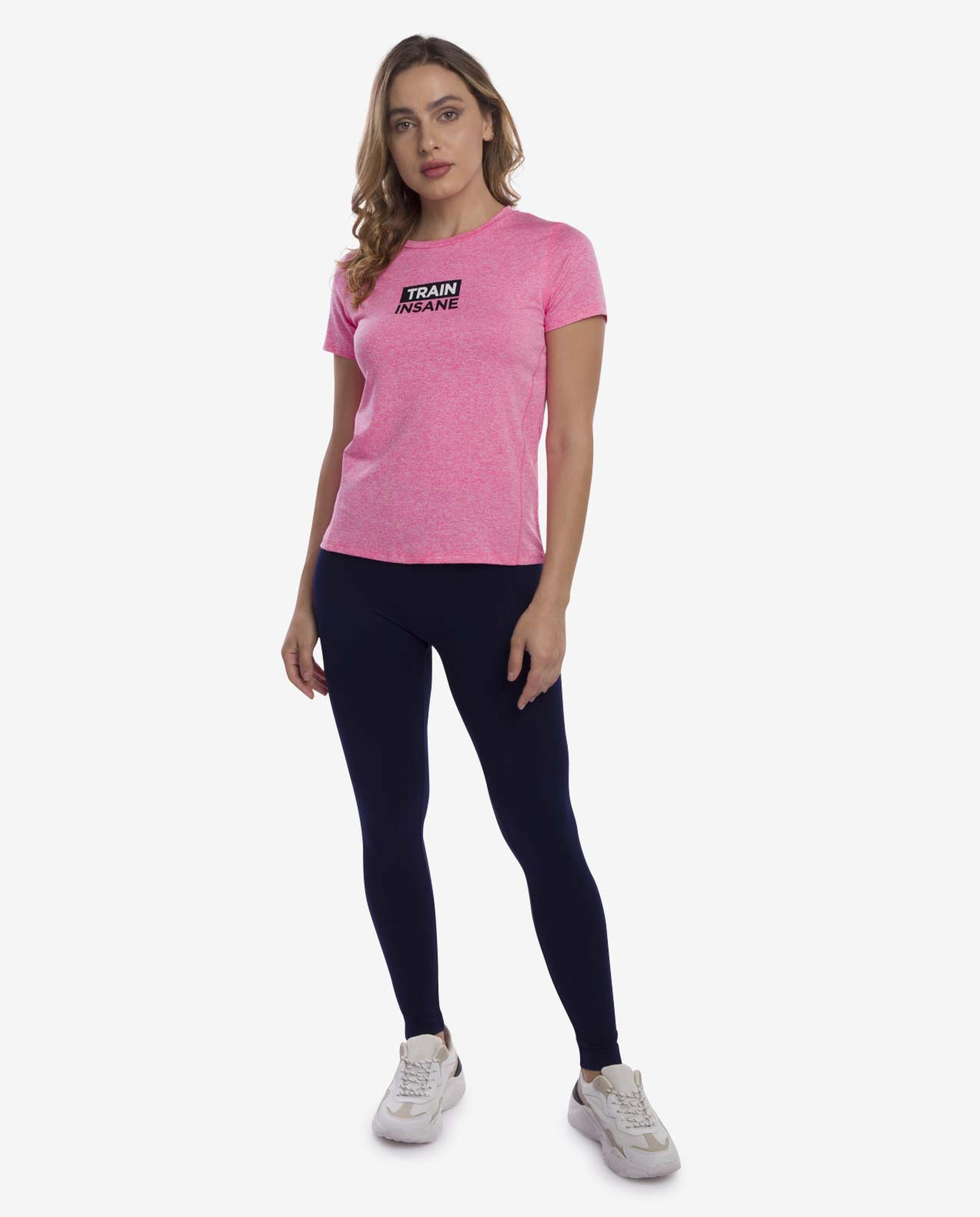 Heather Pink Workout T-Shirt
