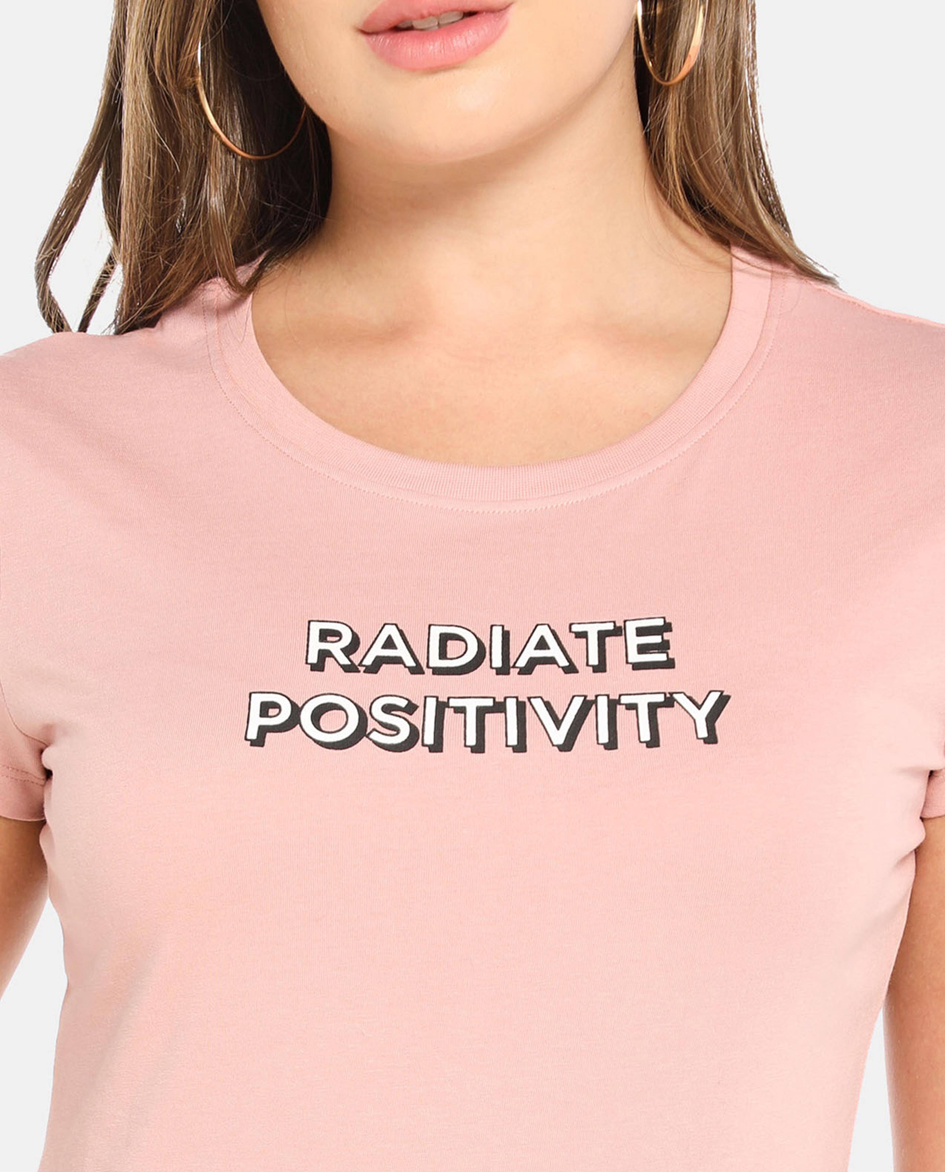 Pink Cotton Graphic Tee