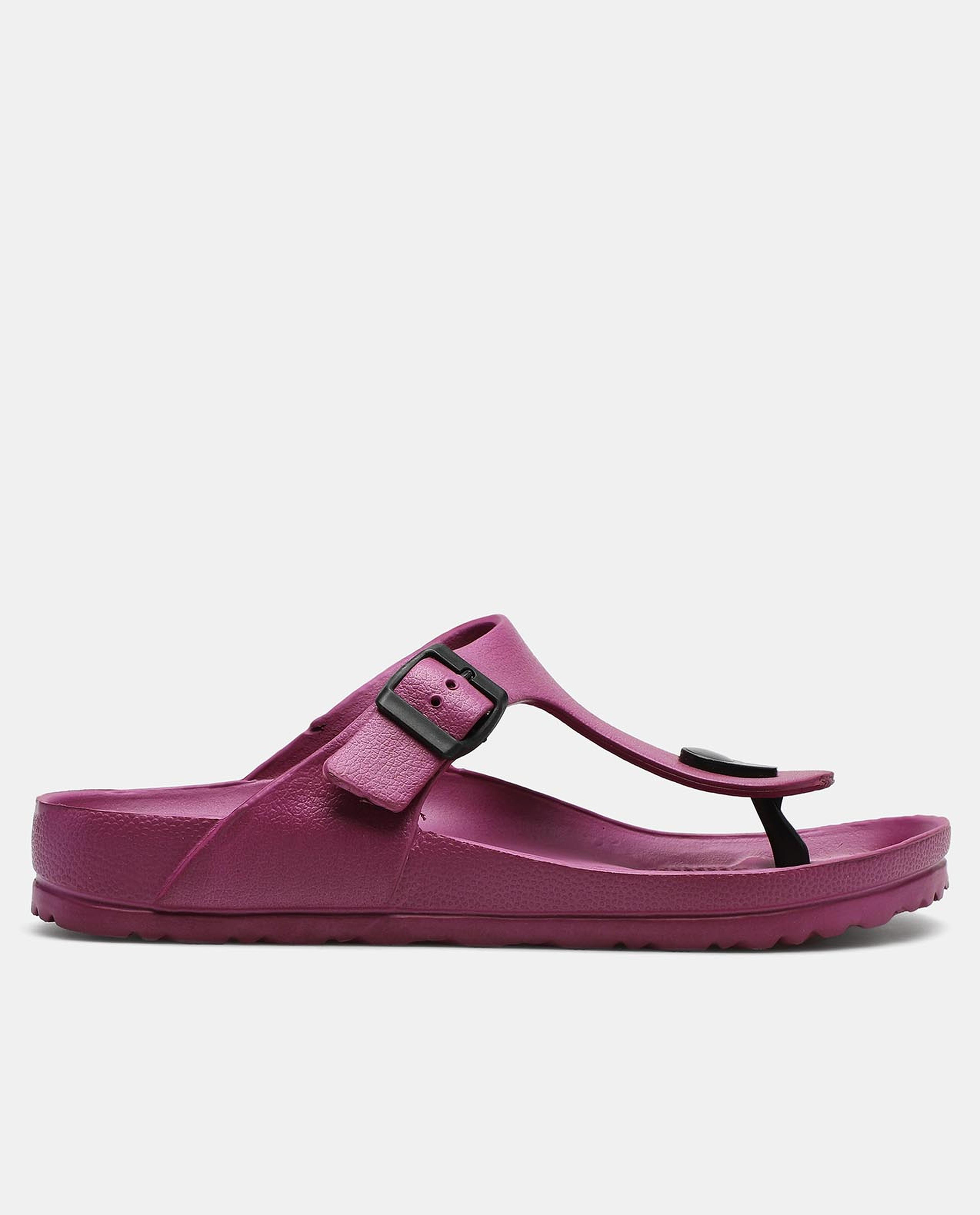 Dark Purple Slippers