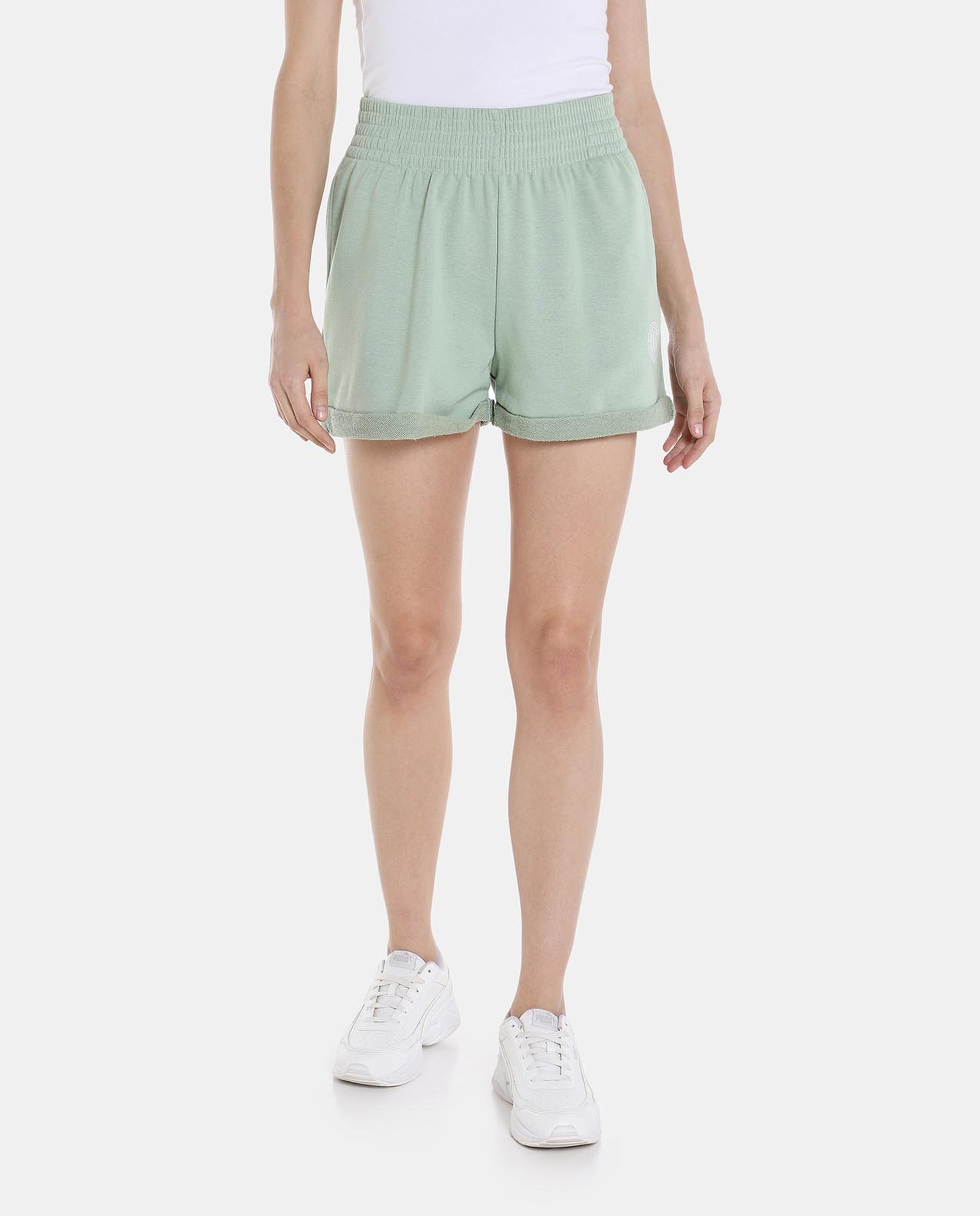 Green Sports Shorts