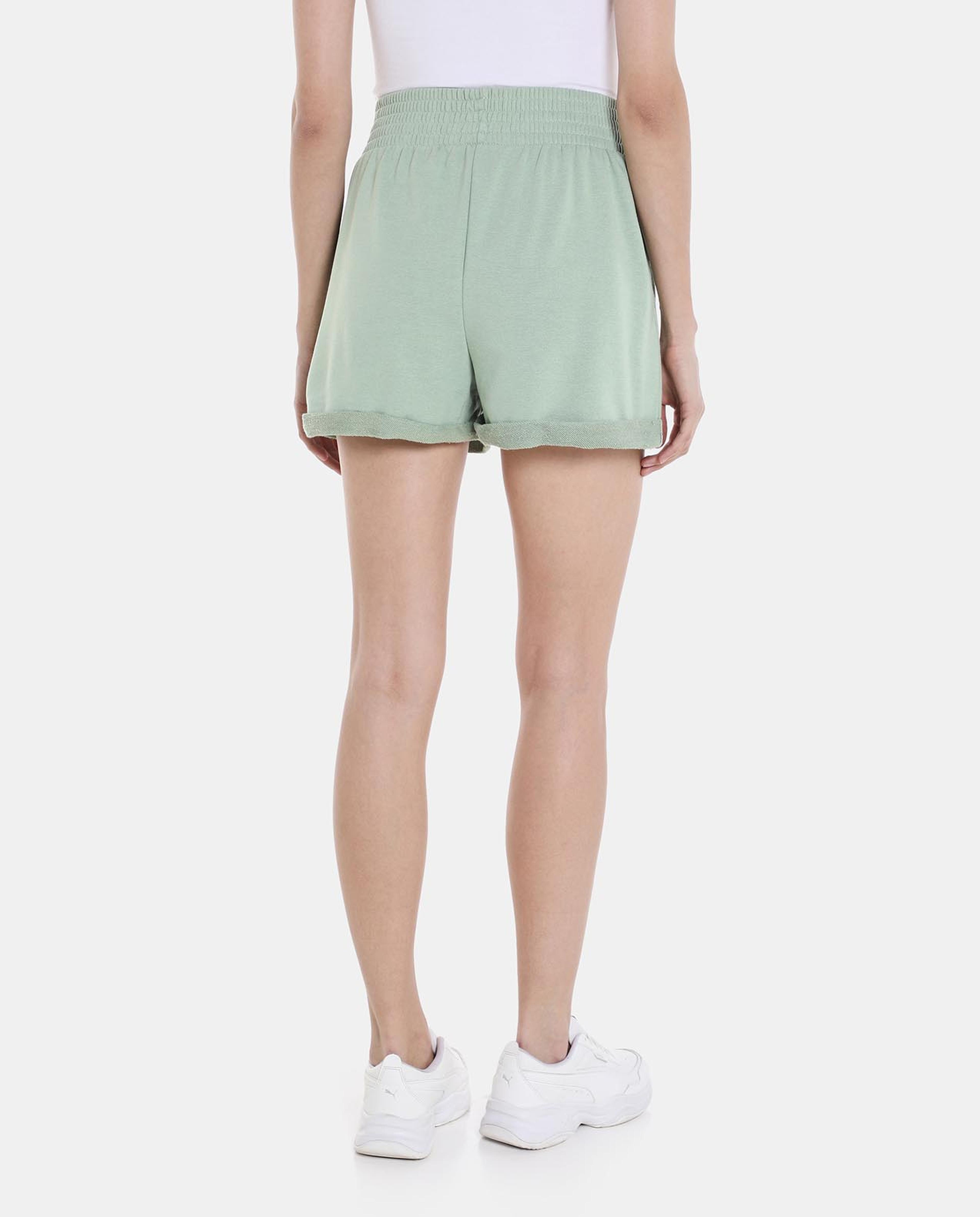 Green Sports Shorts