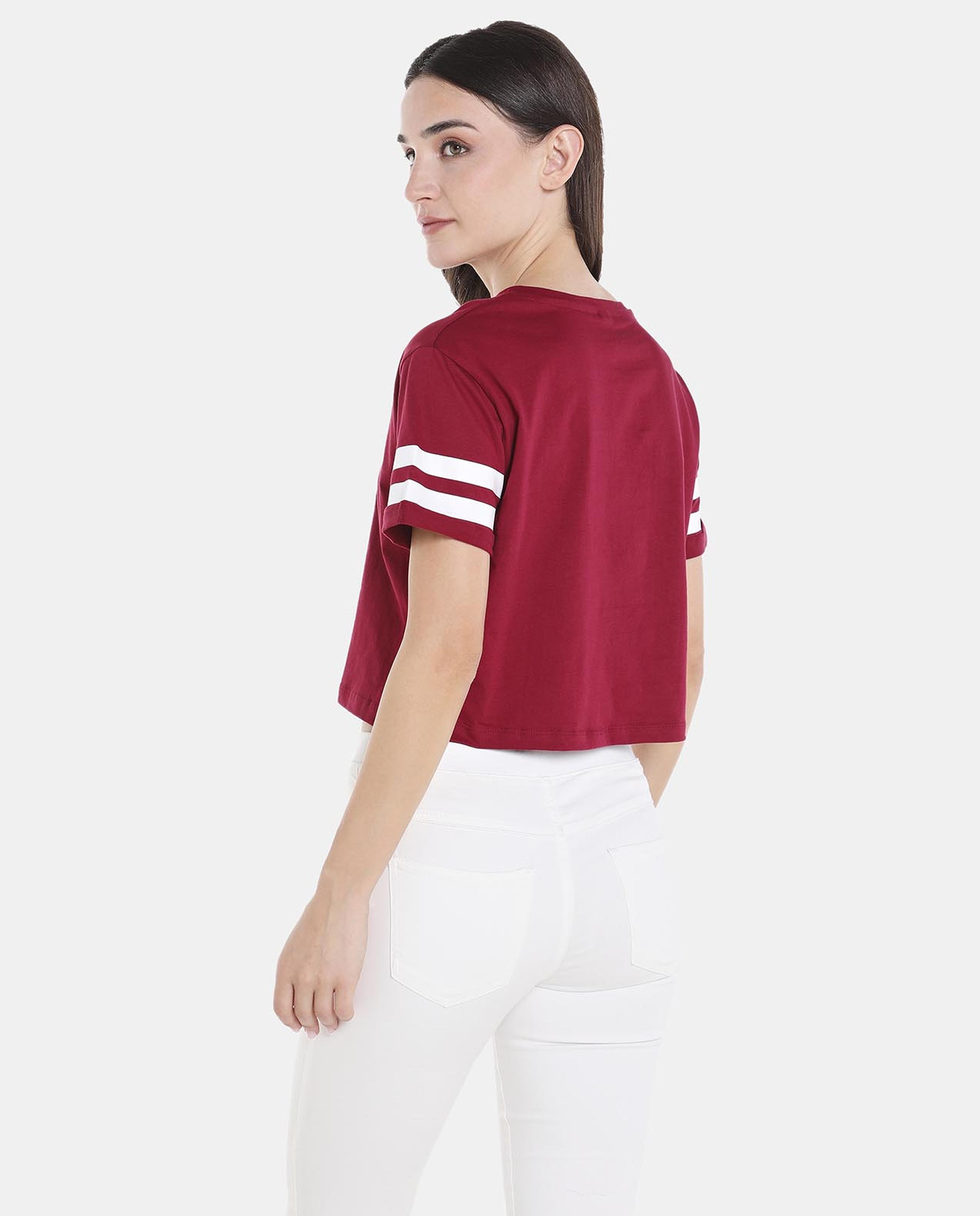 Red Cropped Tee