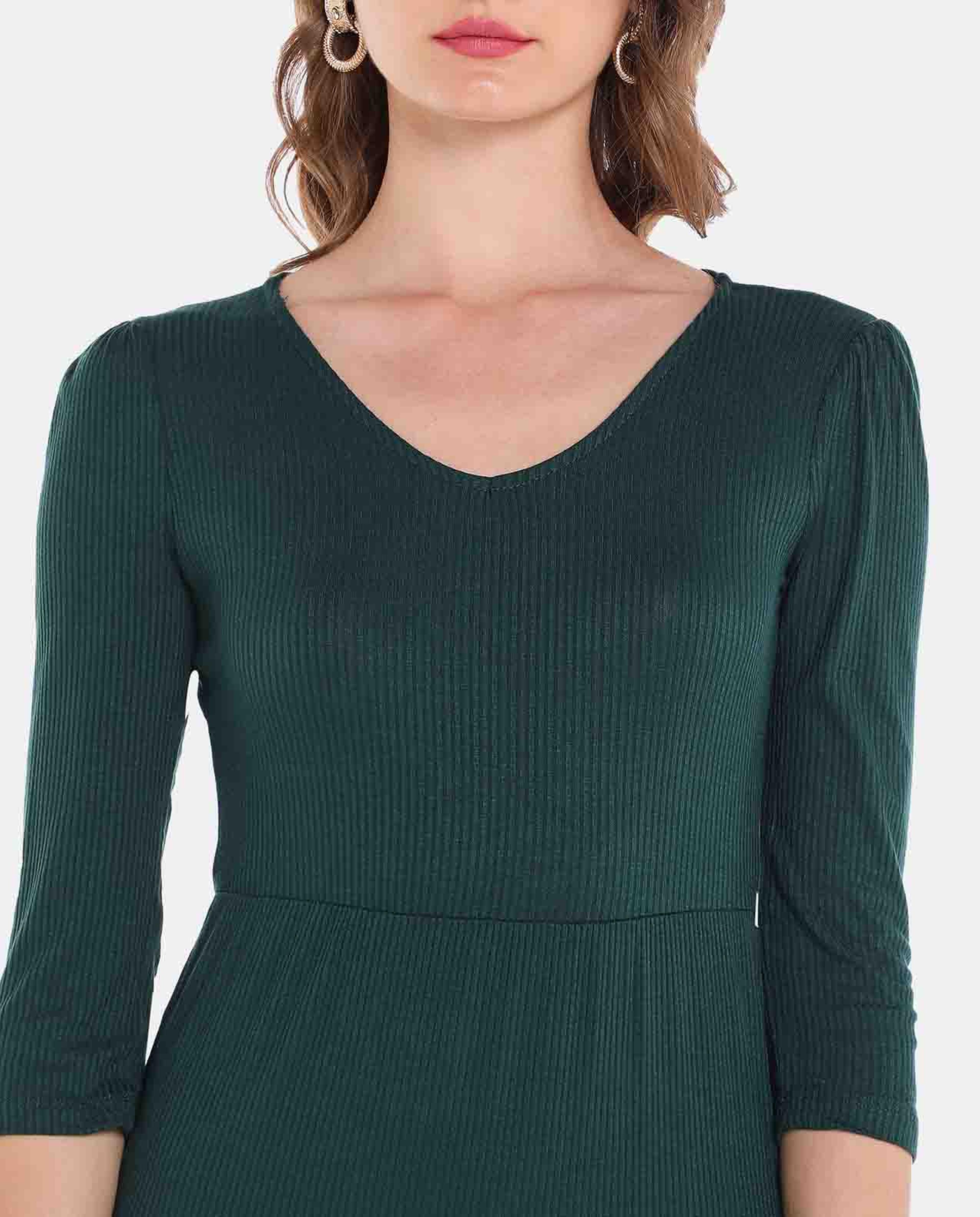 Green Tiered Dress