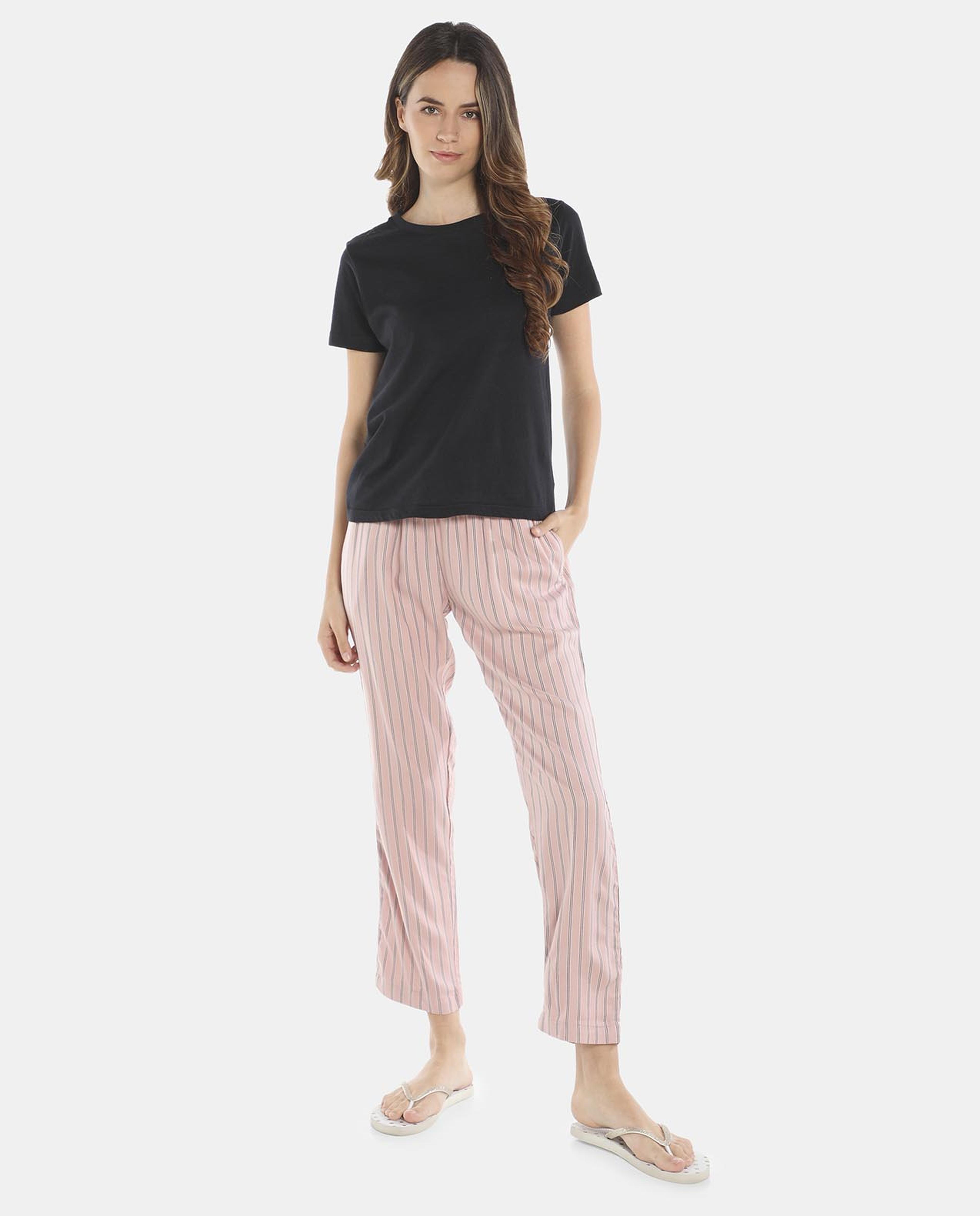 Pink Woven Bottom
