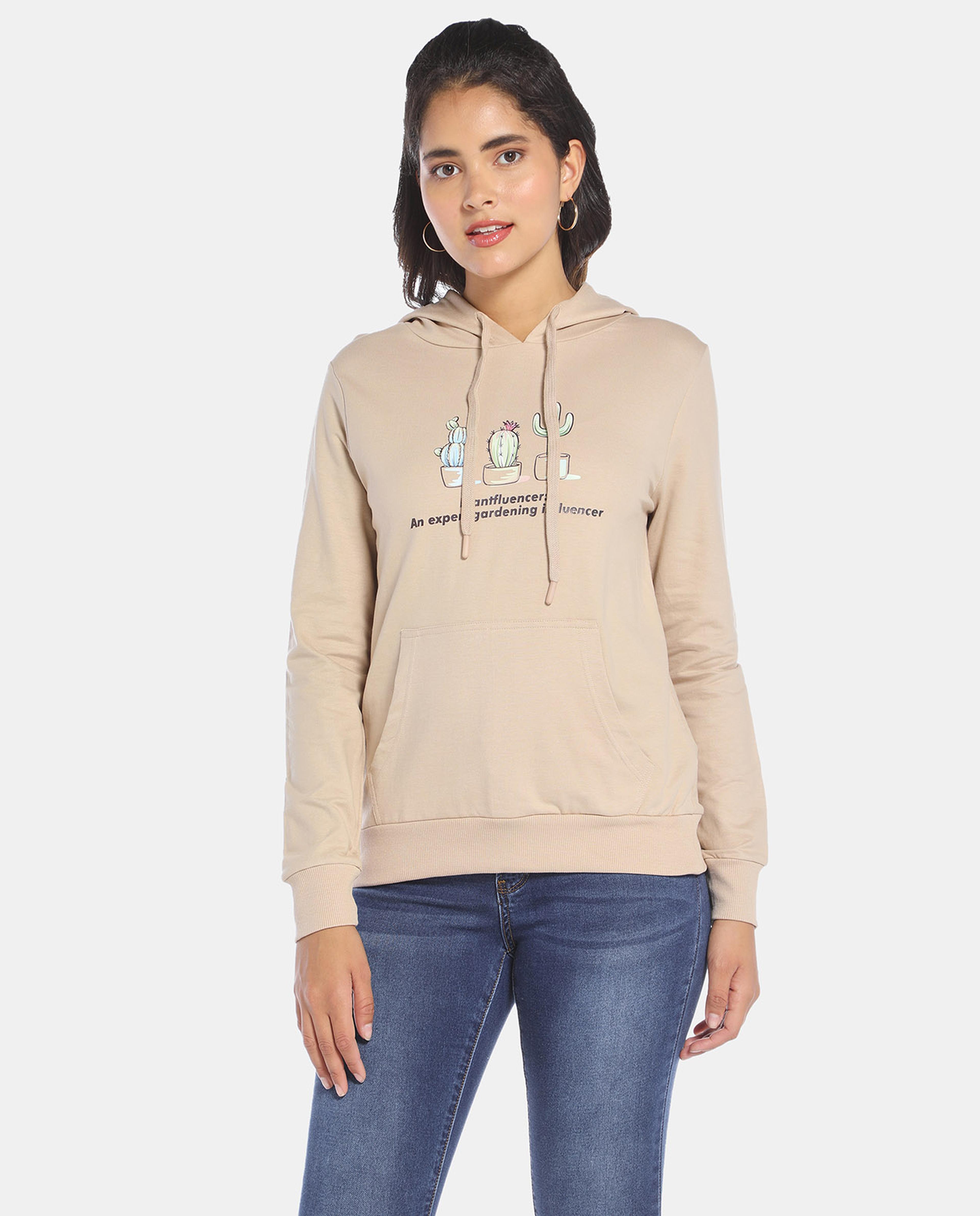 Brown Hoodie Sweatshirt
