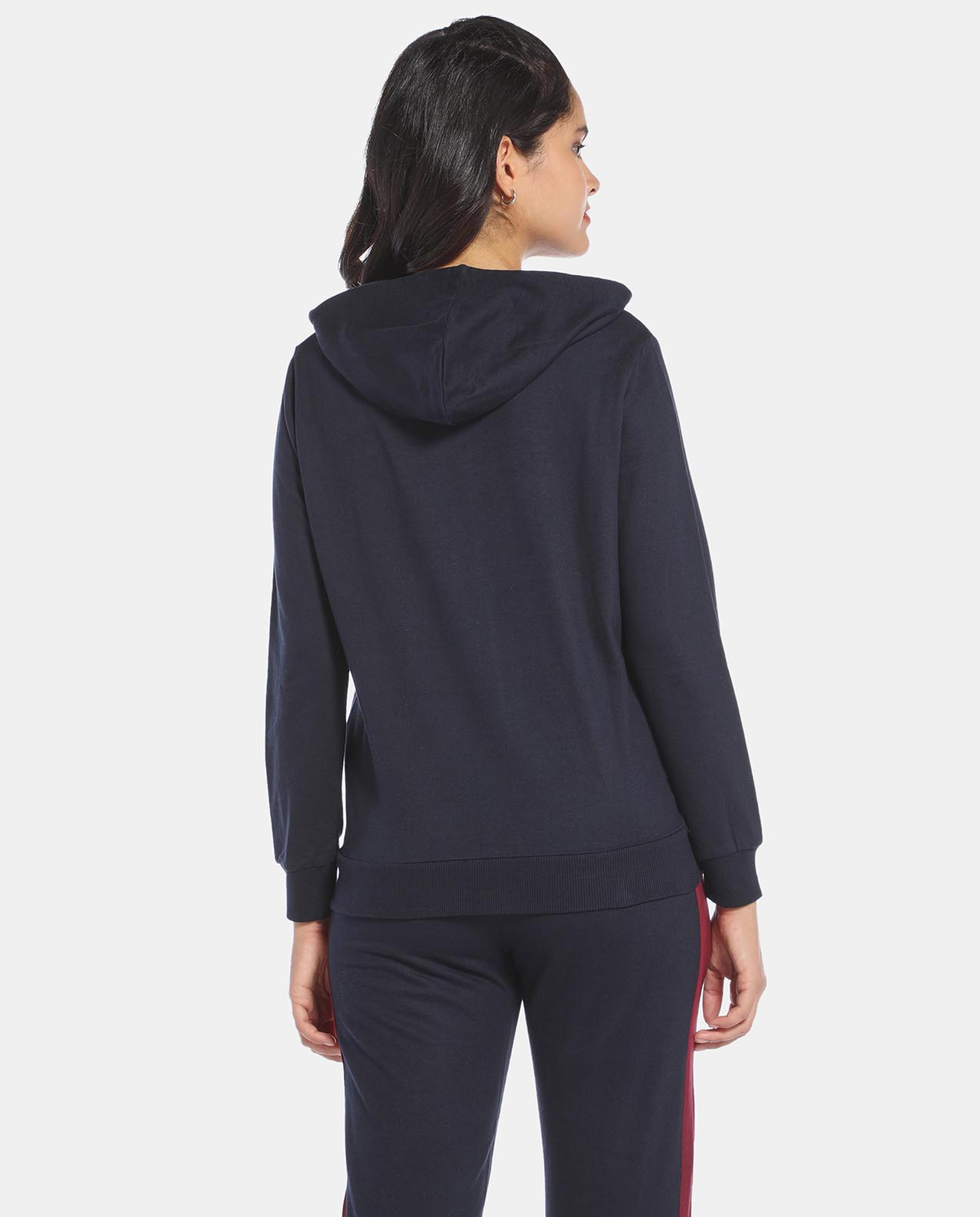 Navy Blue Hoodie Sweatshirt