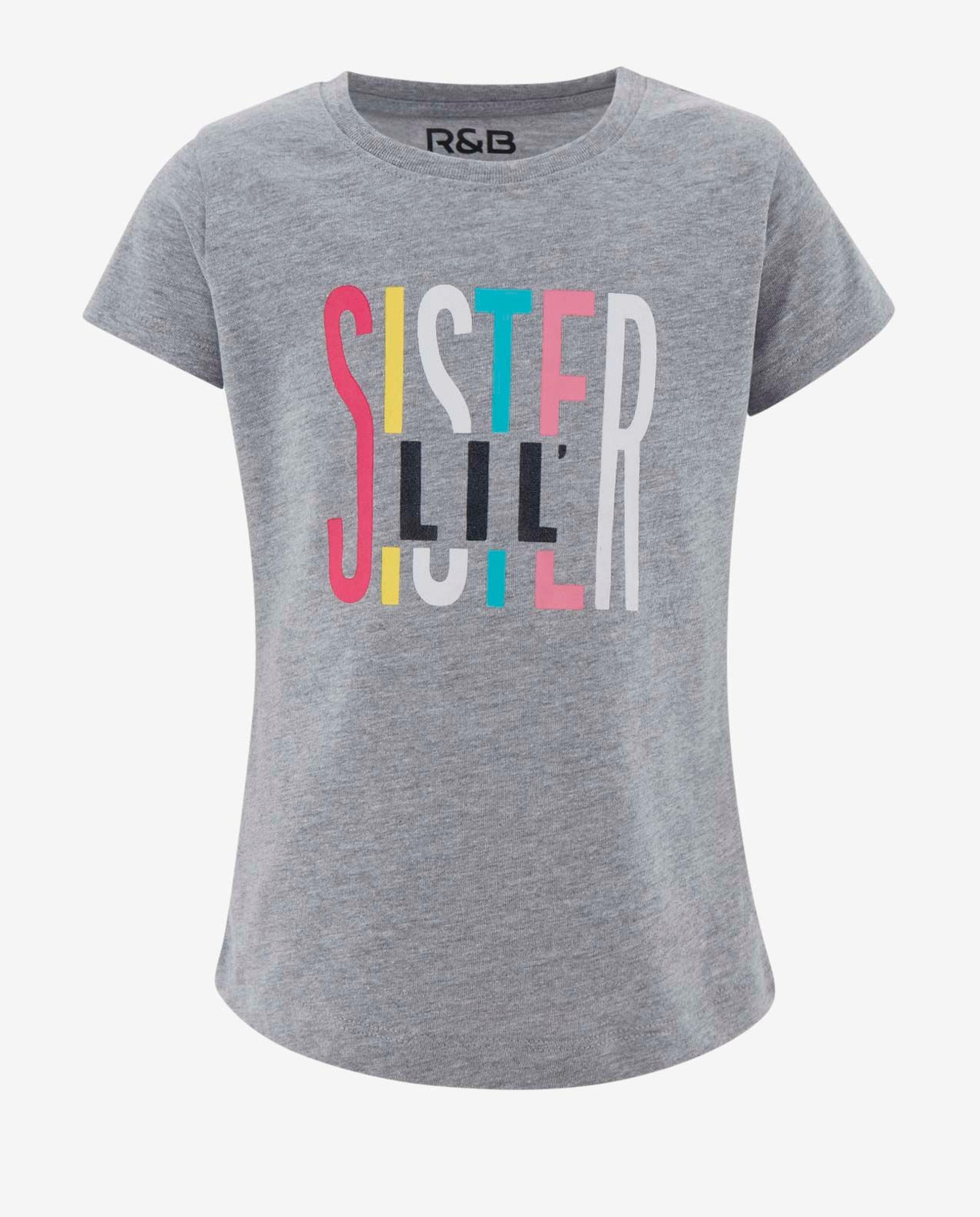 Grey MÃƒÂ©lange Printed T-shirt