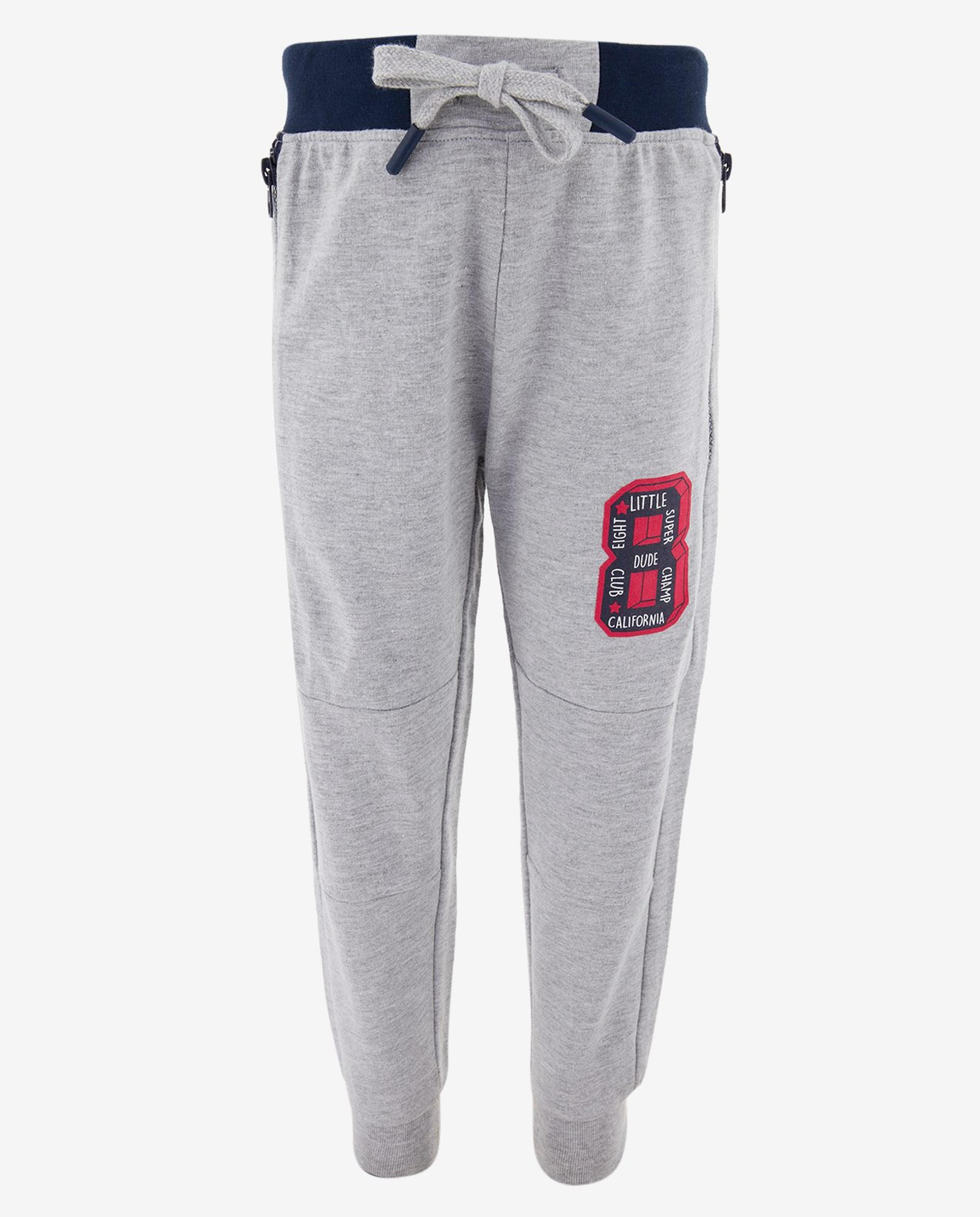 Grey Melange Joggers