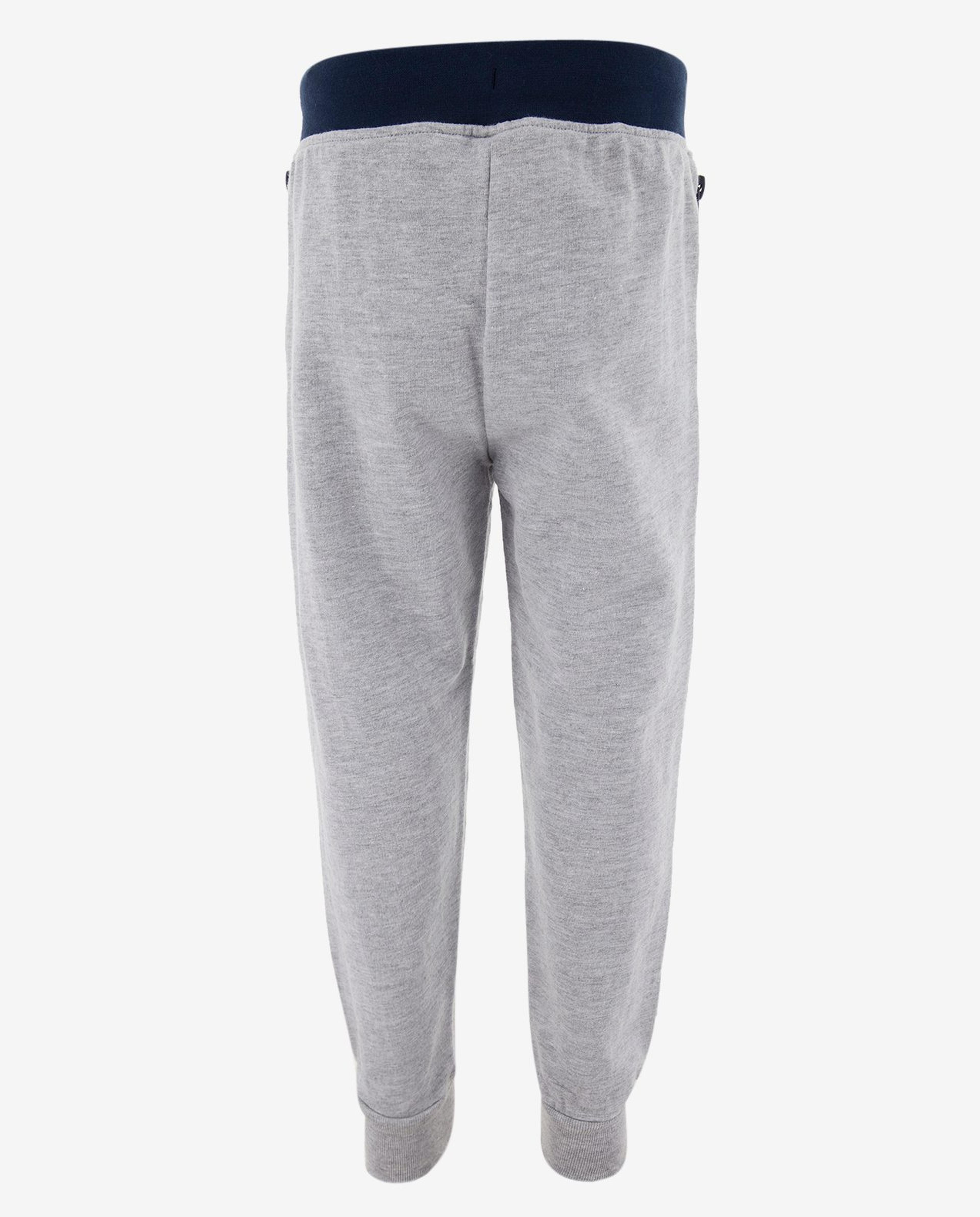 Grey Melange Joggers