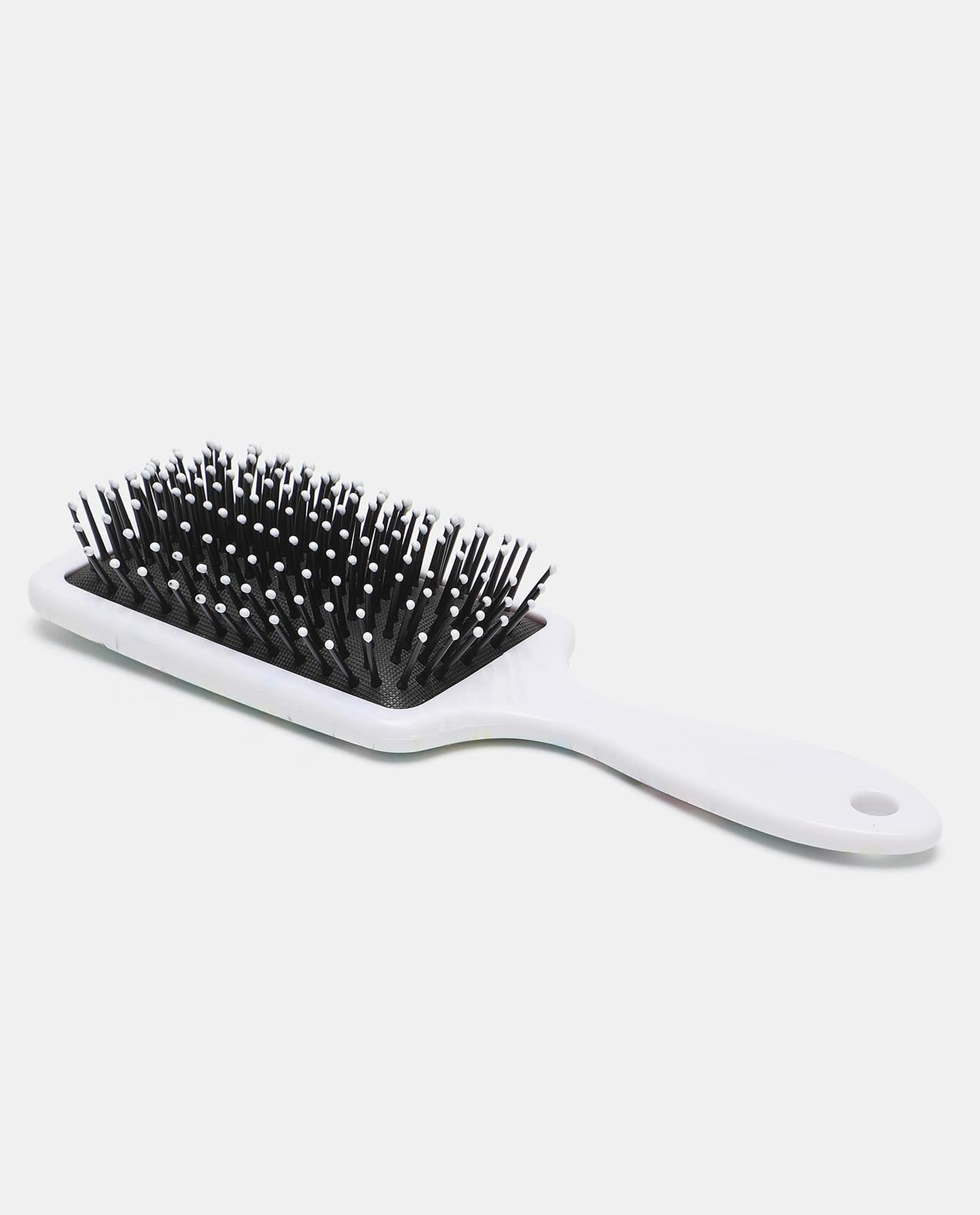 Green Paddle Hair Brush