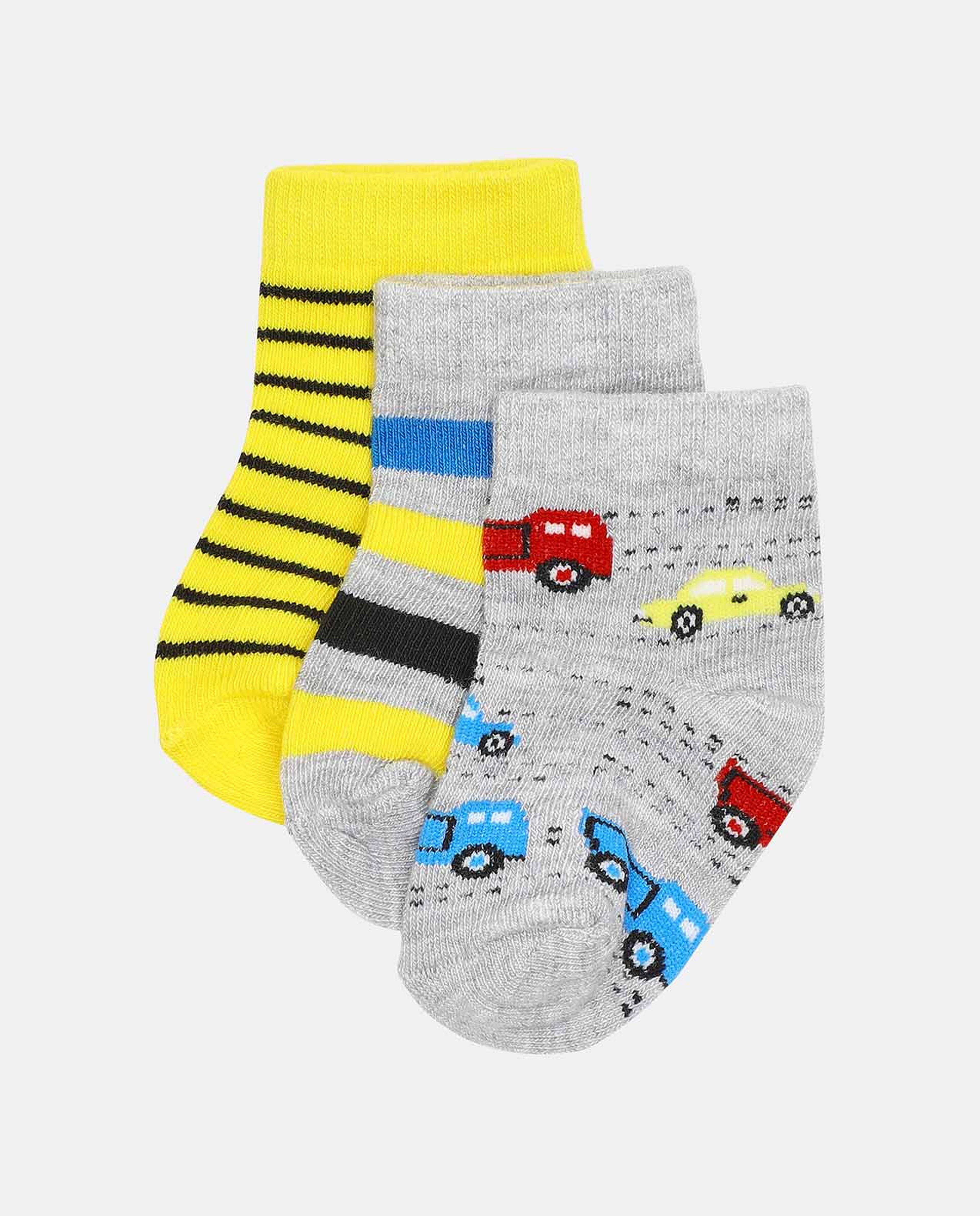 Multi Pack of 3 Ankle Socks