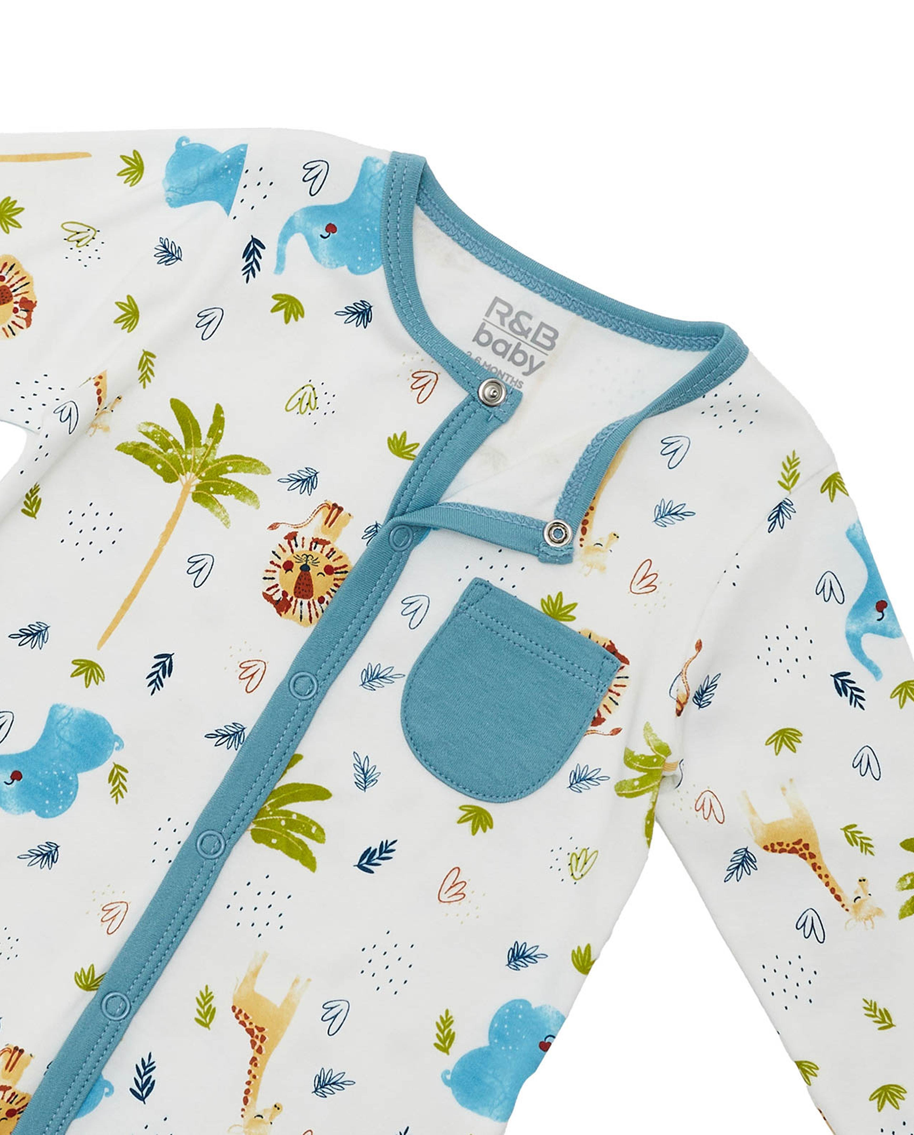 All Over Print Footed Sleepsuit