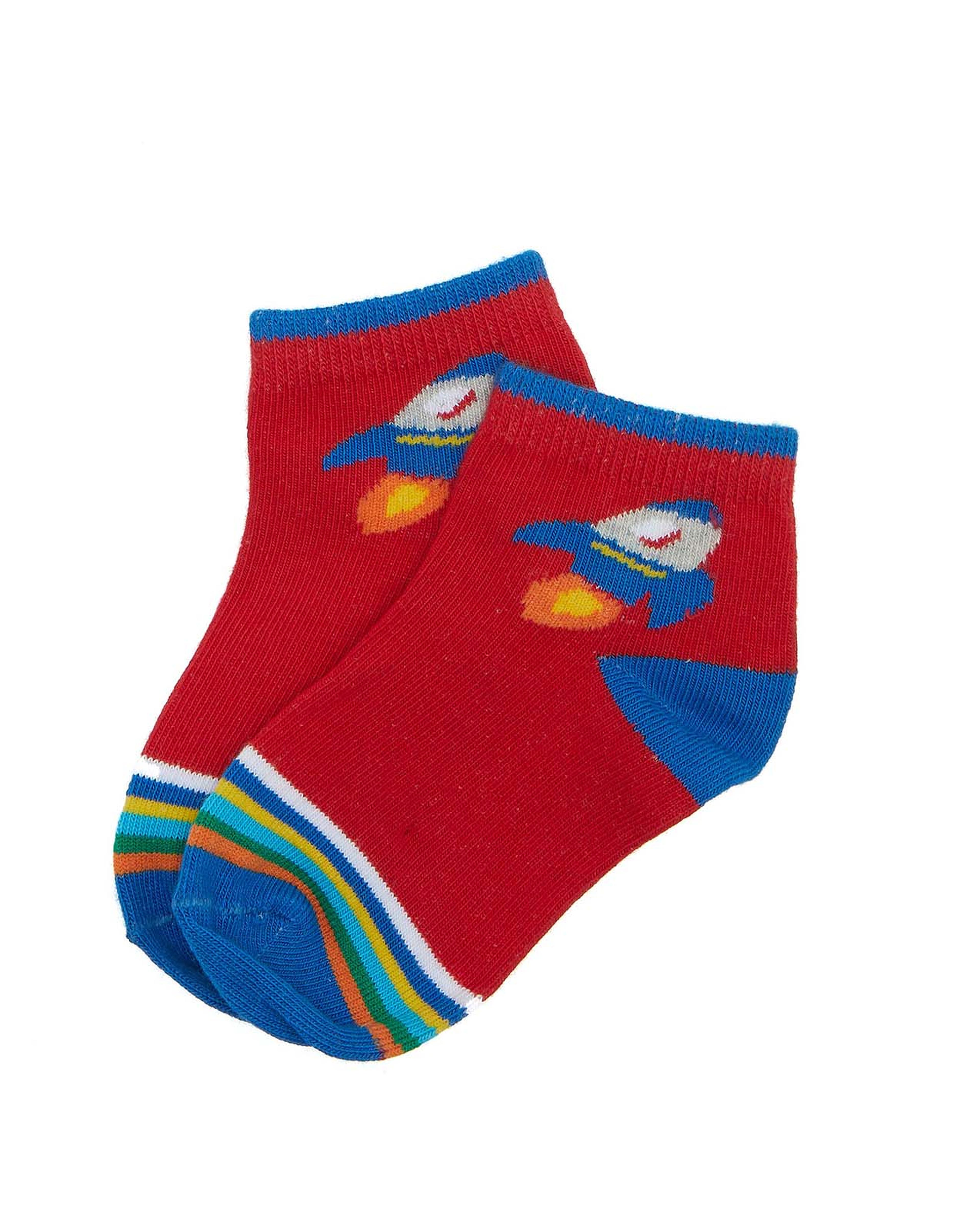 3 Pack Printed Ankle Socks