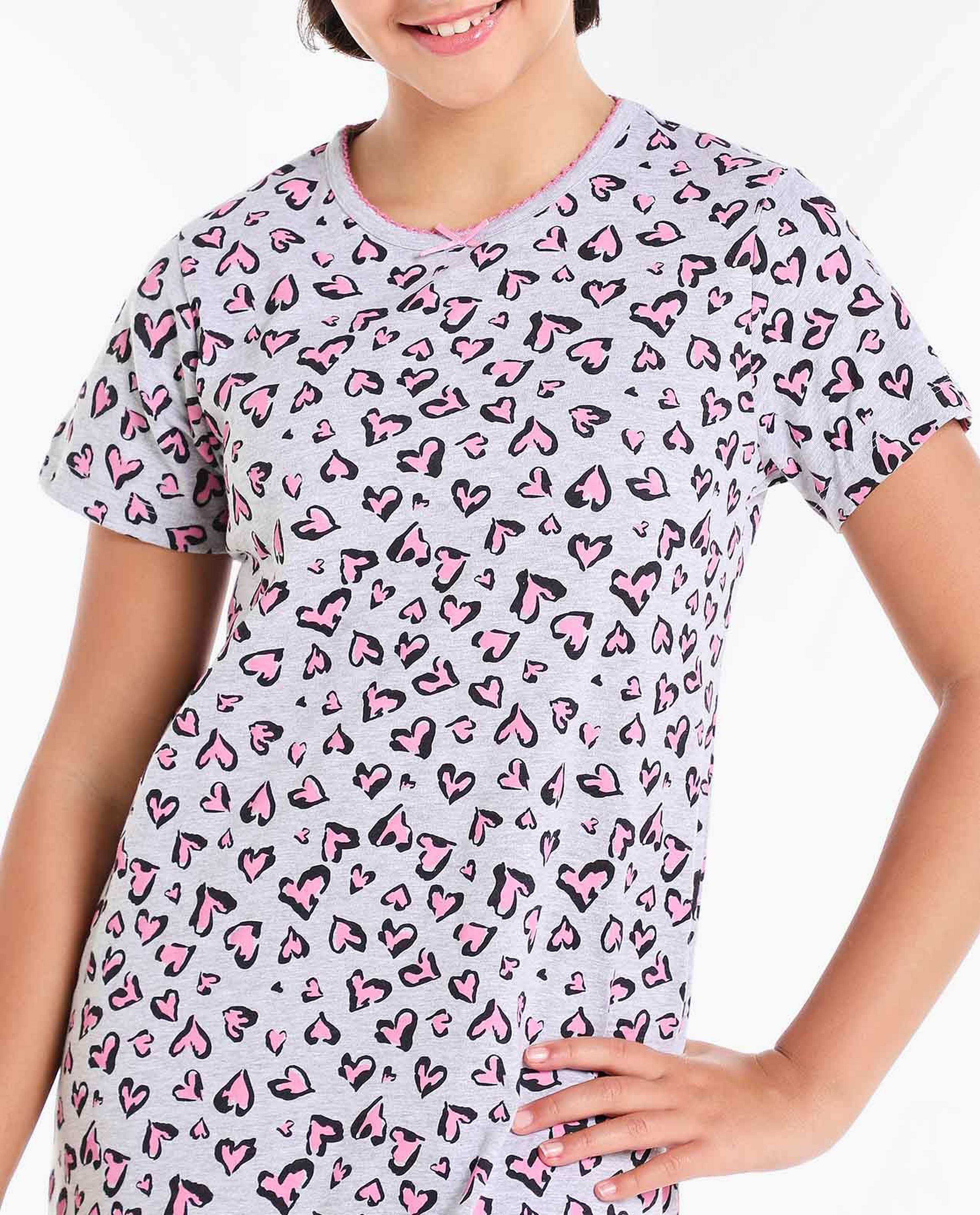 Pack of 2 Printed Night Dress