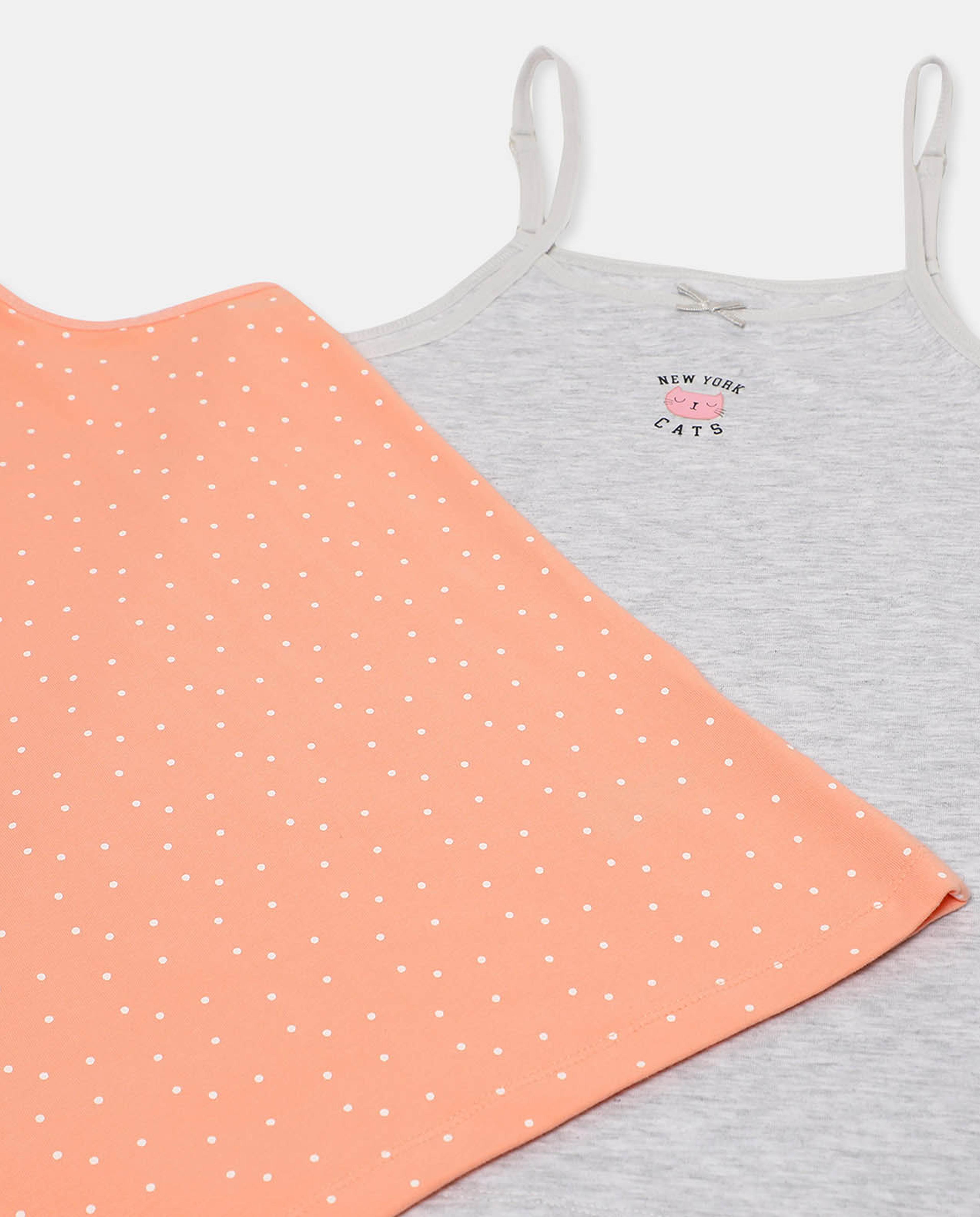 Pack of 2 Printed Camisoles