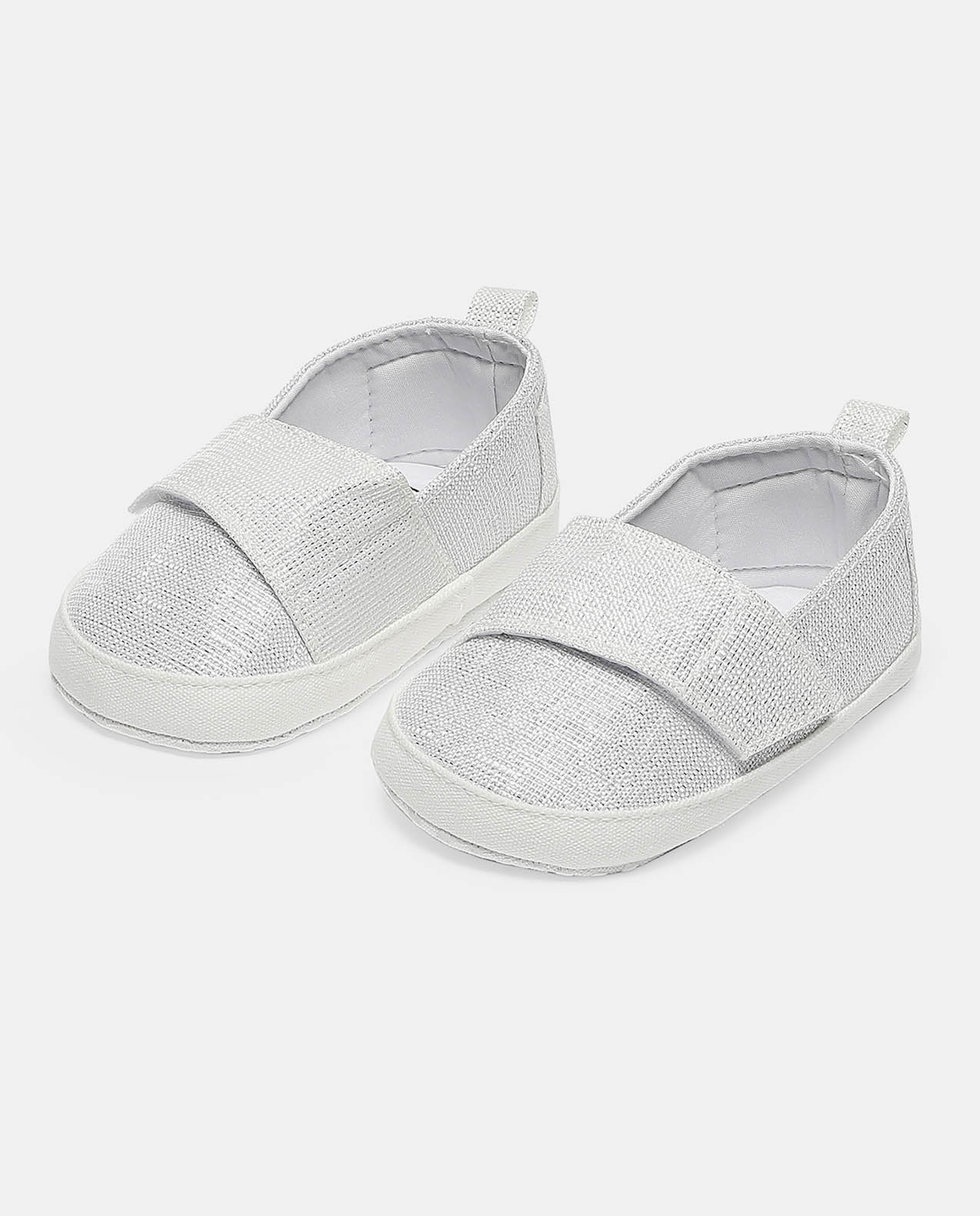 R&B White Infant Girls Booties