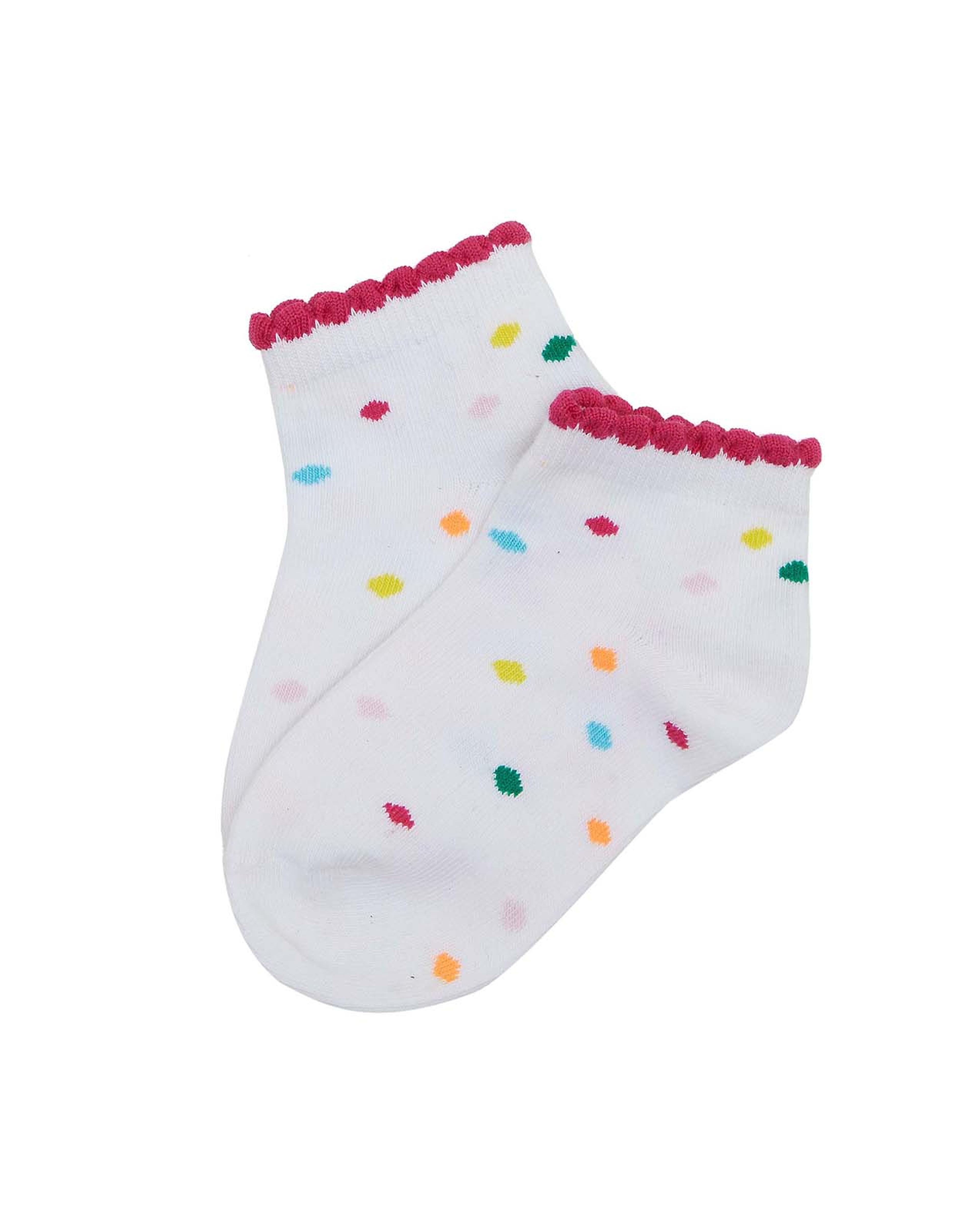 3 Pack Printed Ankle Socks