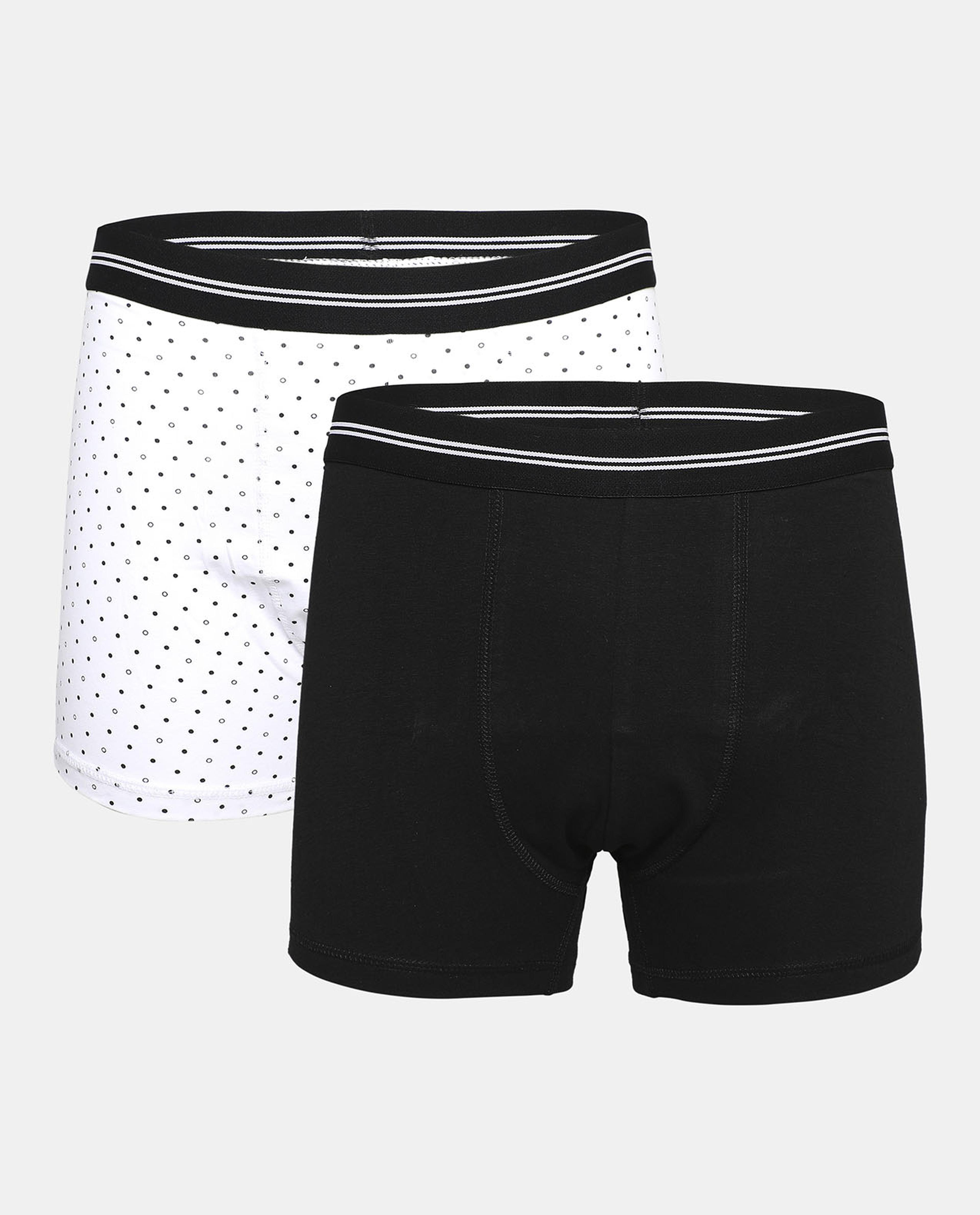 Pack of 2 Basic Briefs with Elastic Waist