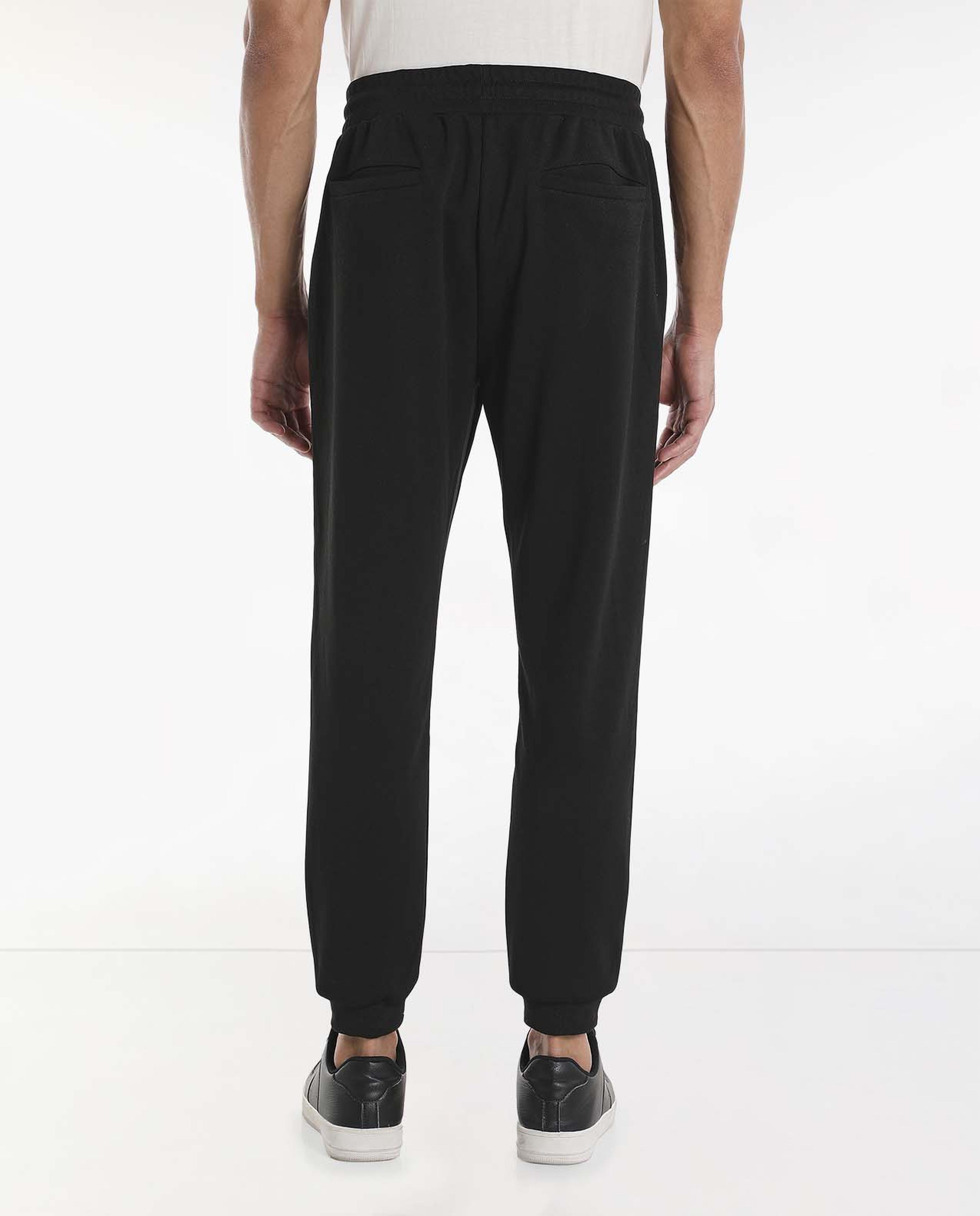 Regular Fit Joggers with Drawstring Waist
