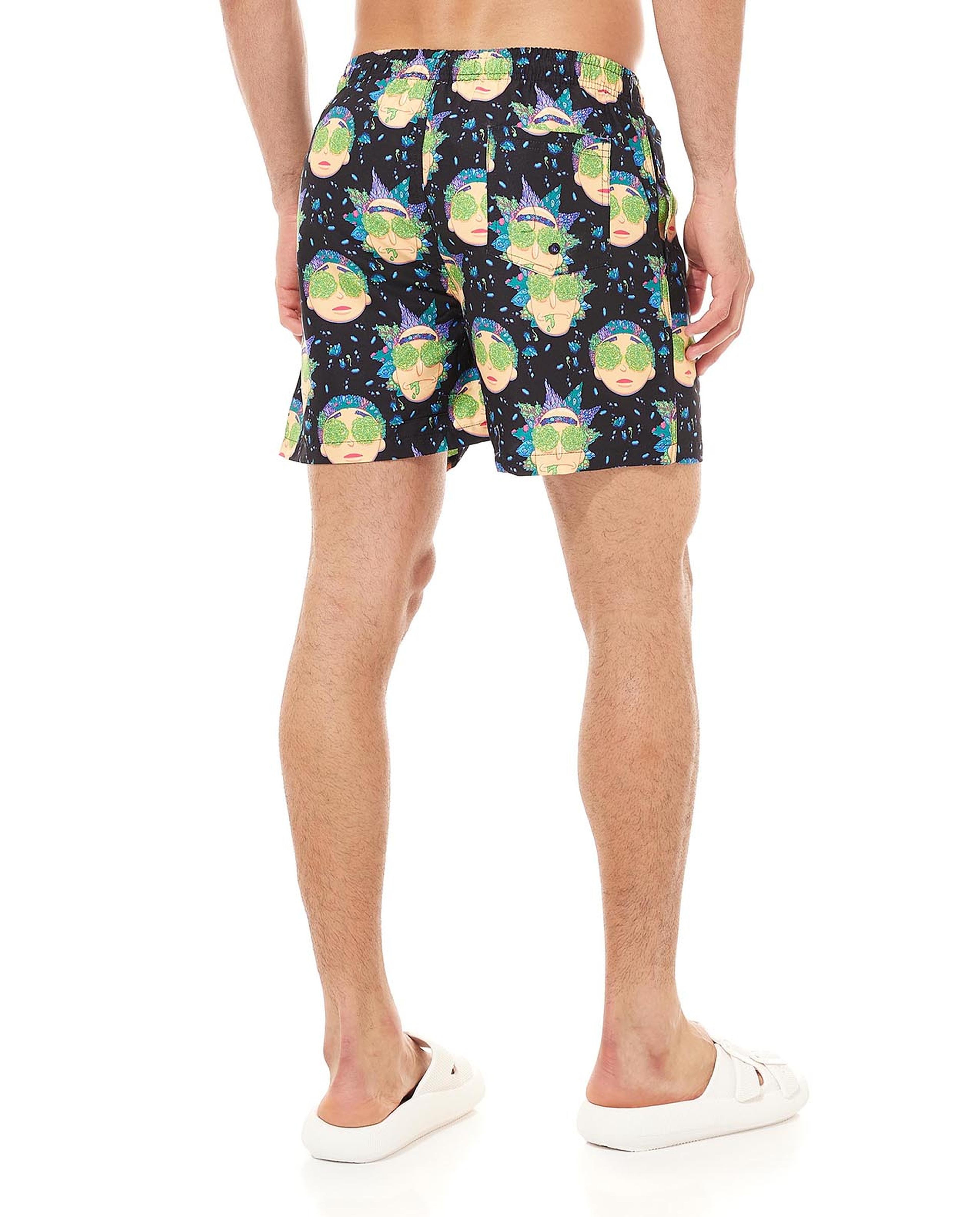 All Over Print Shorts with Drawstring Waist