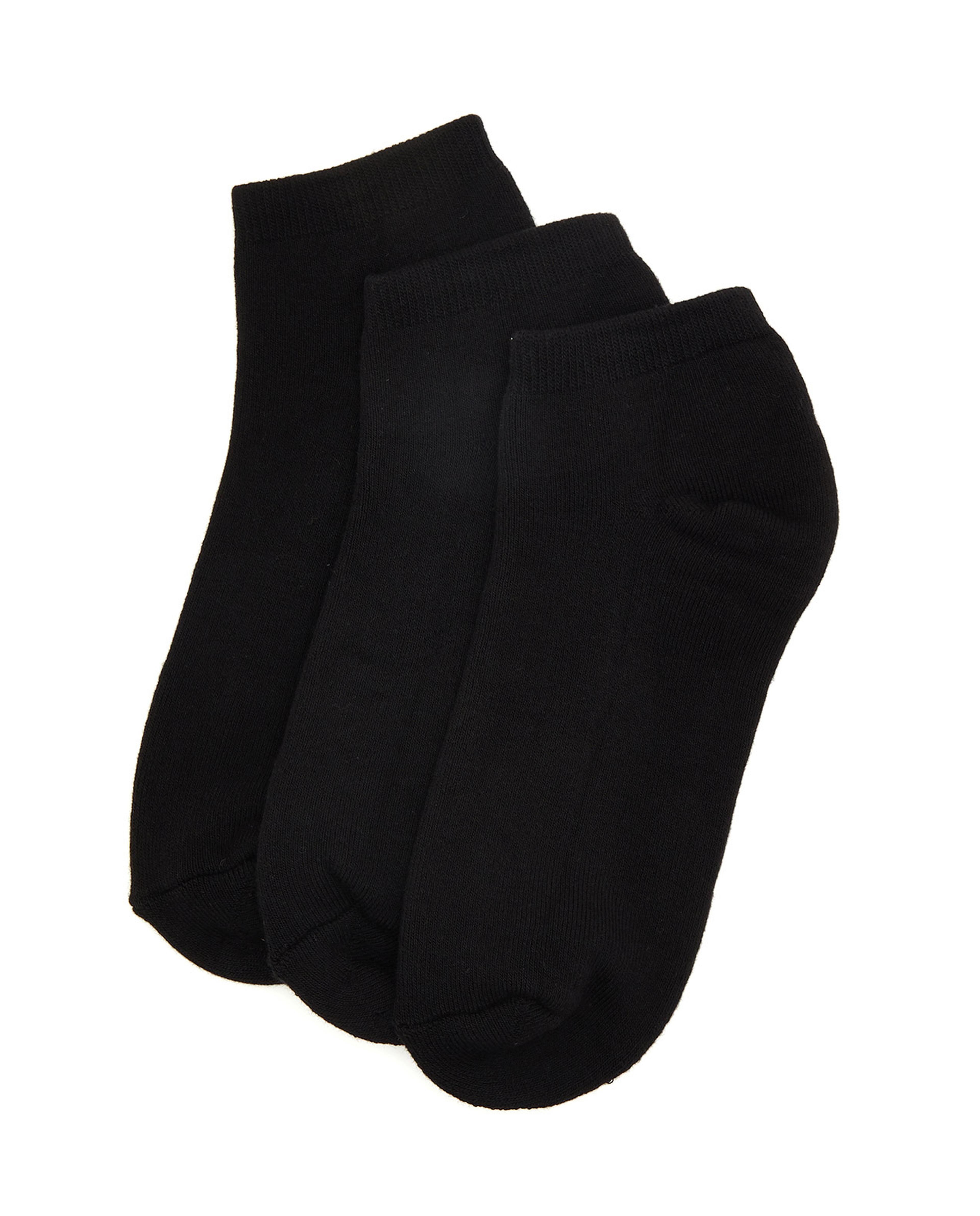 Pack of 3 Solid Socks