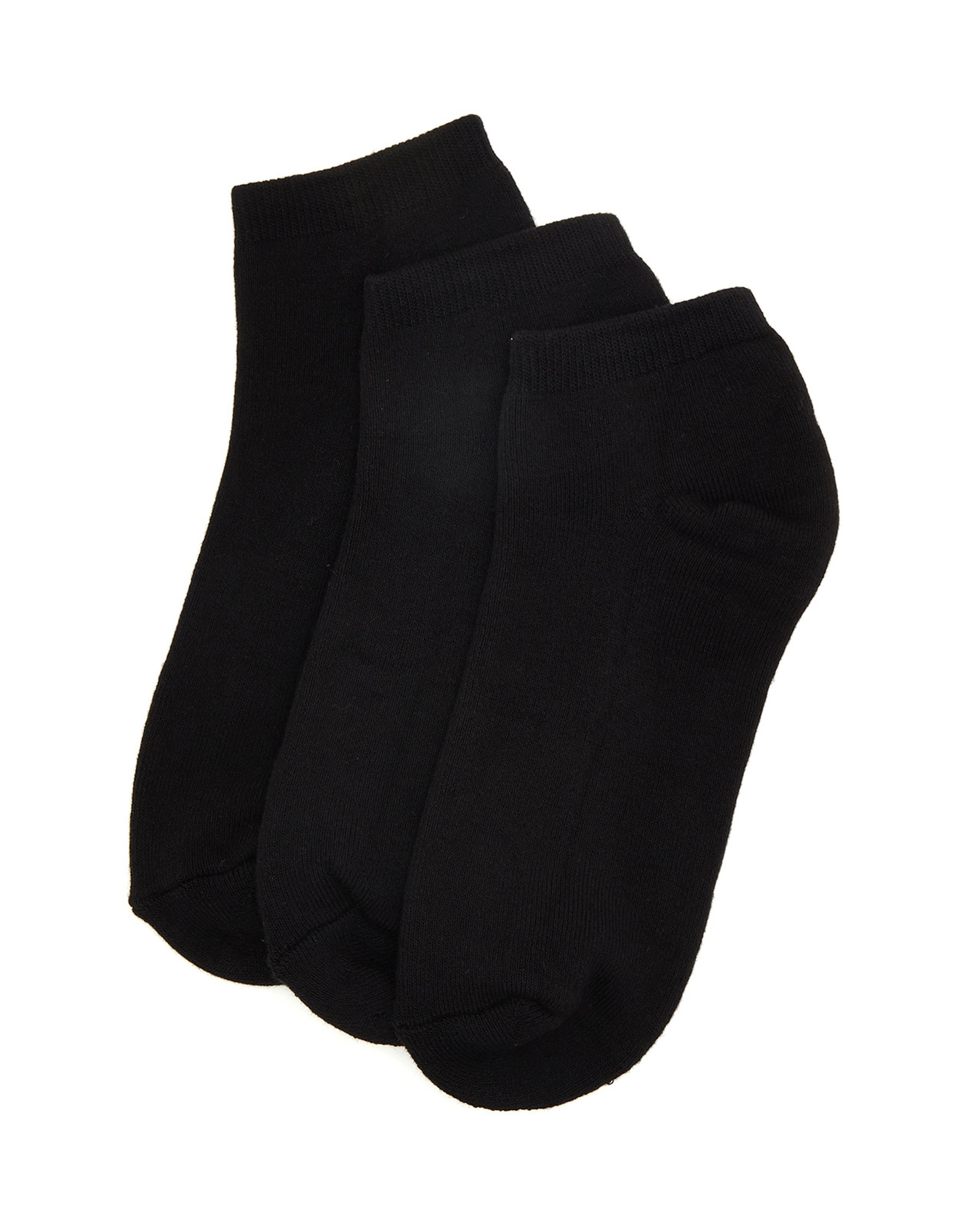 Pack of 3 Solid Socks