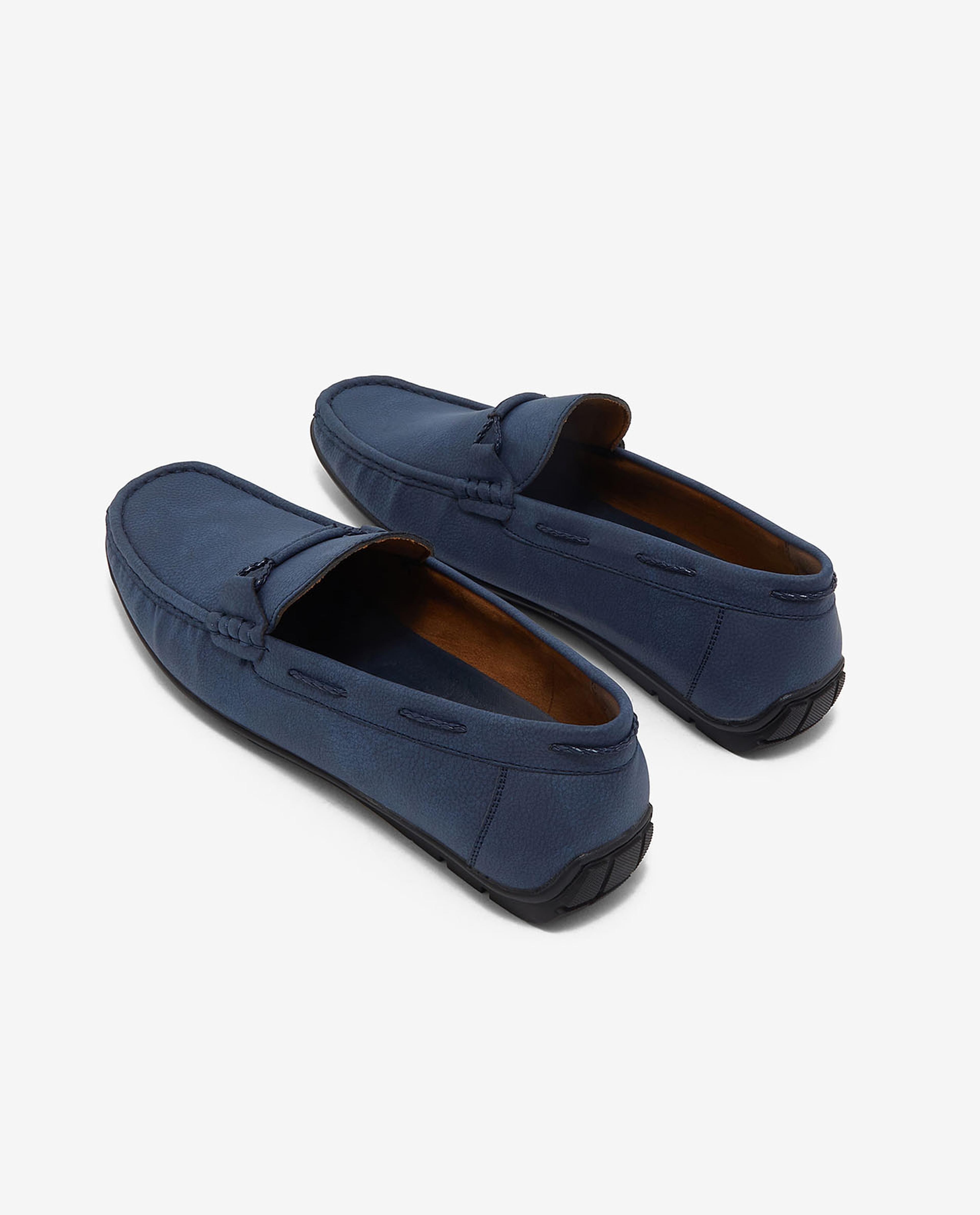 Solid Slip On Loafers