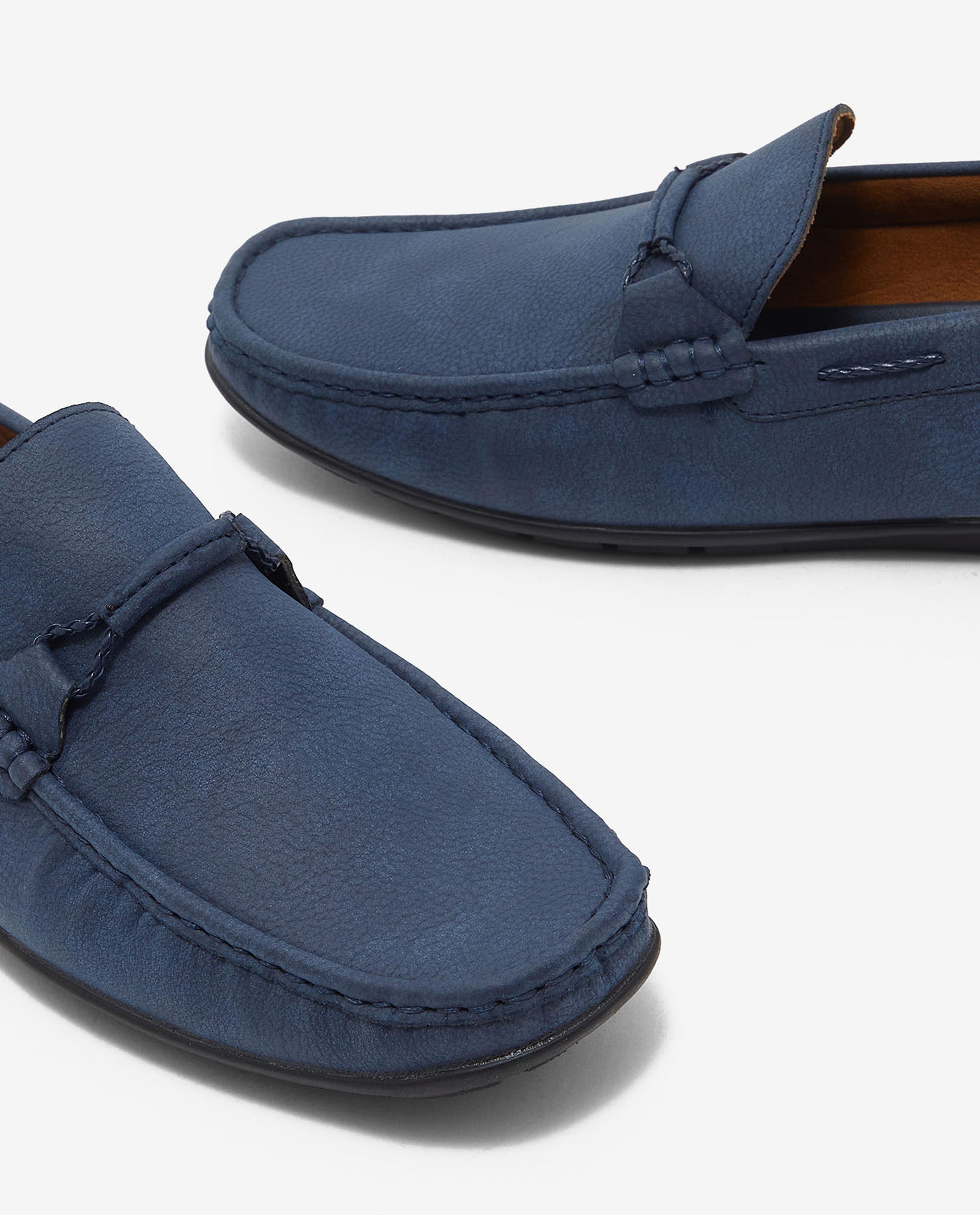 Solid Slip On Loafers
