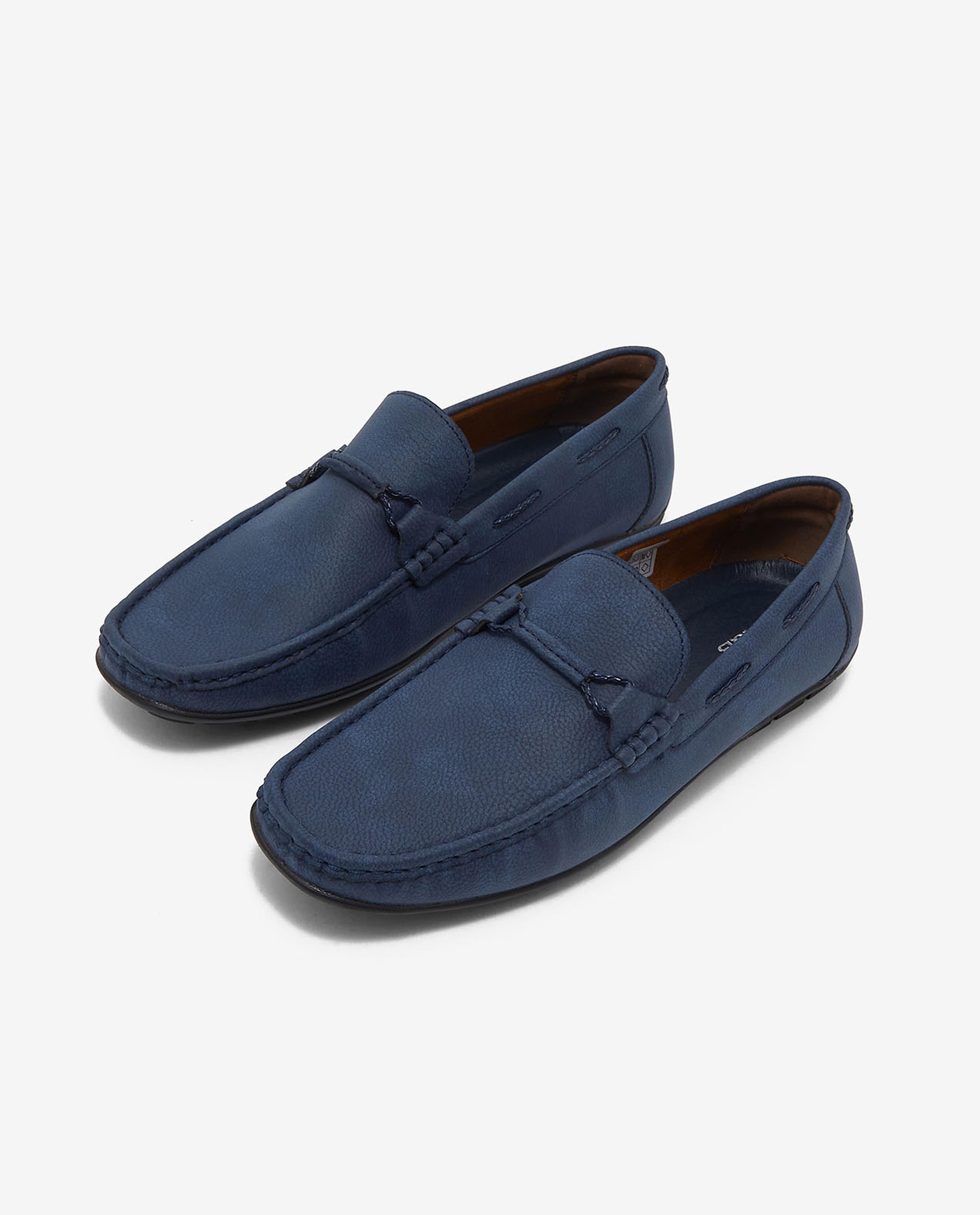 Solid Slip On Loafers
