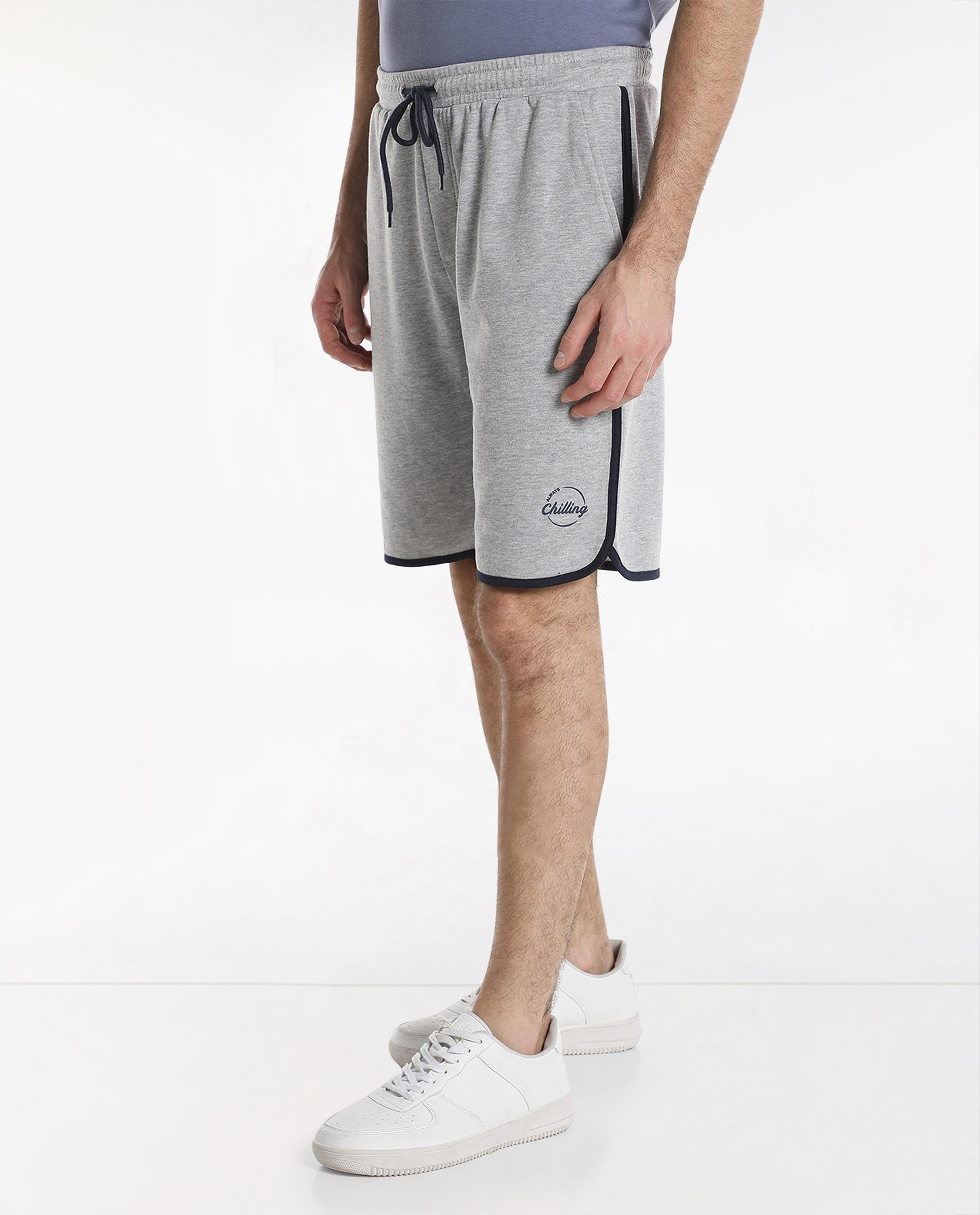 Regular Fit Casual Shorts with Drawstring Waist