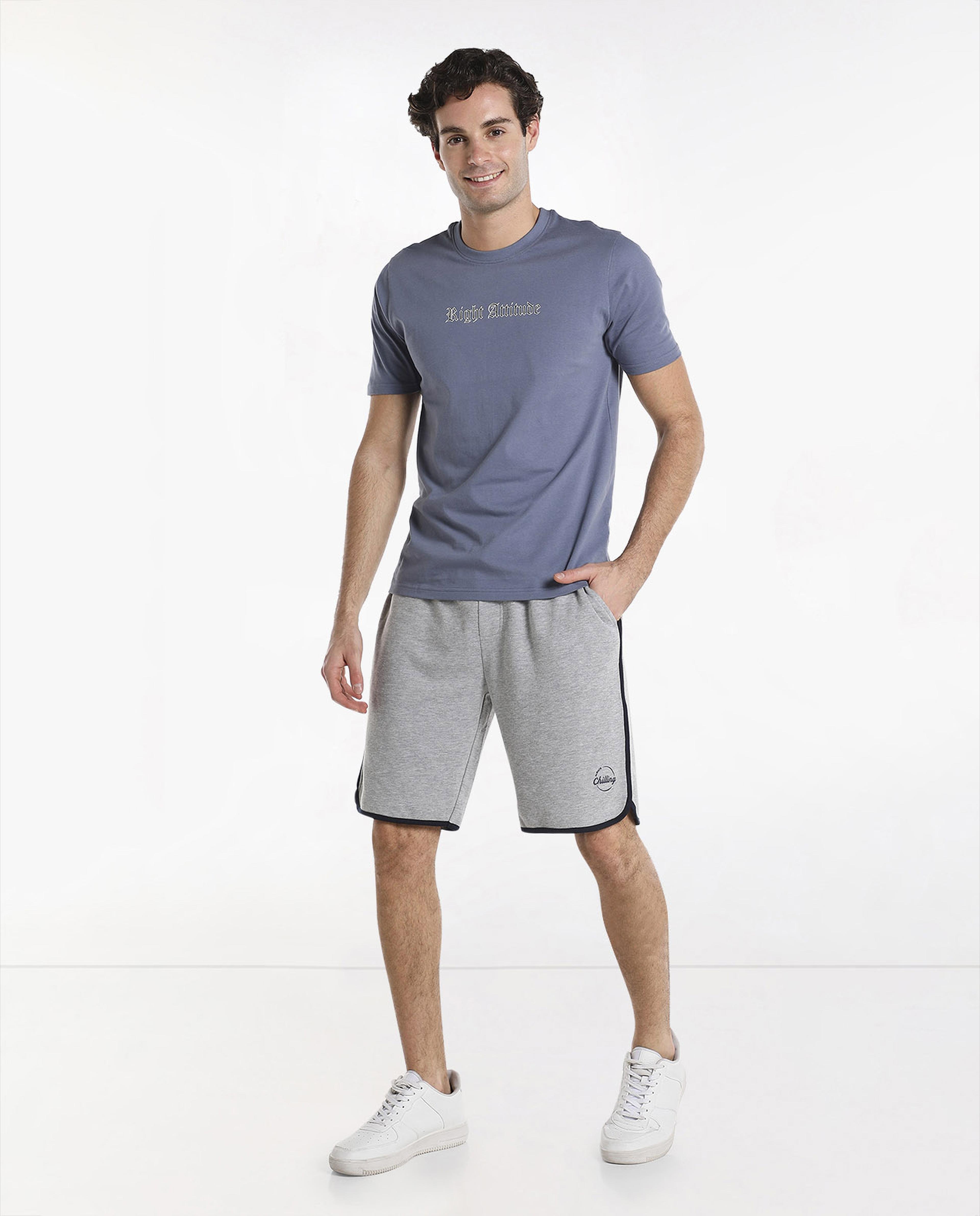Regular Fit Casual Shorts with Drawstring Waist