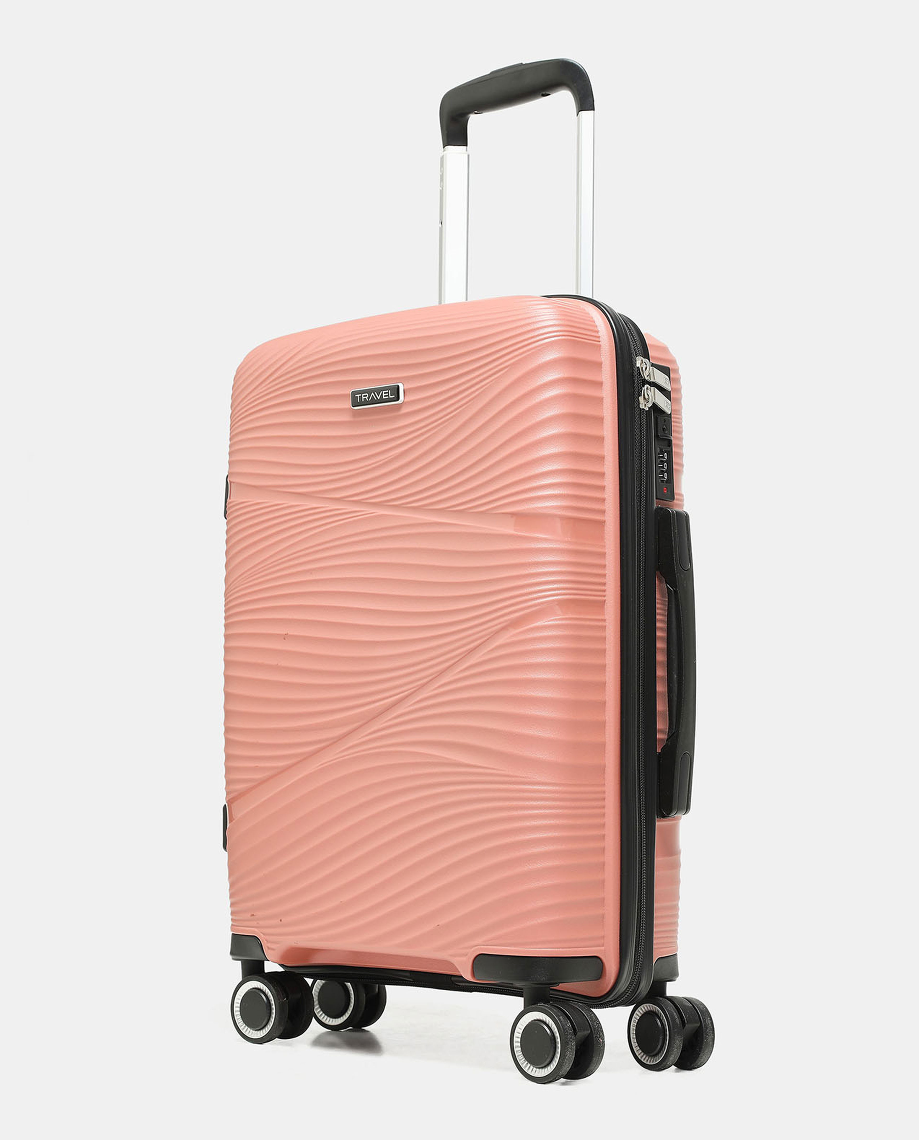 Textured Travel Luggage Bag