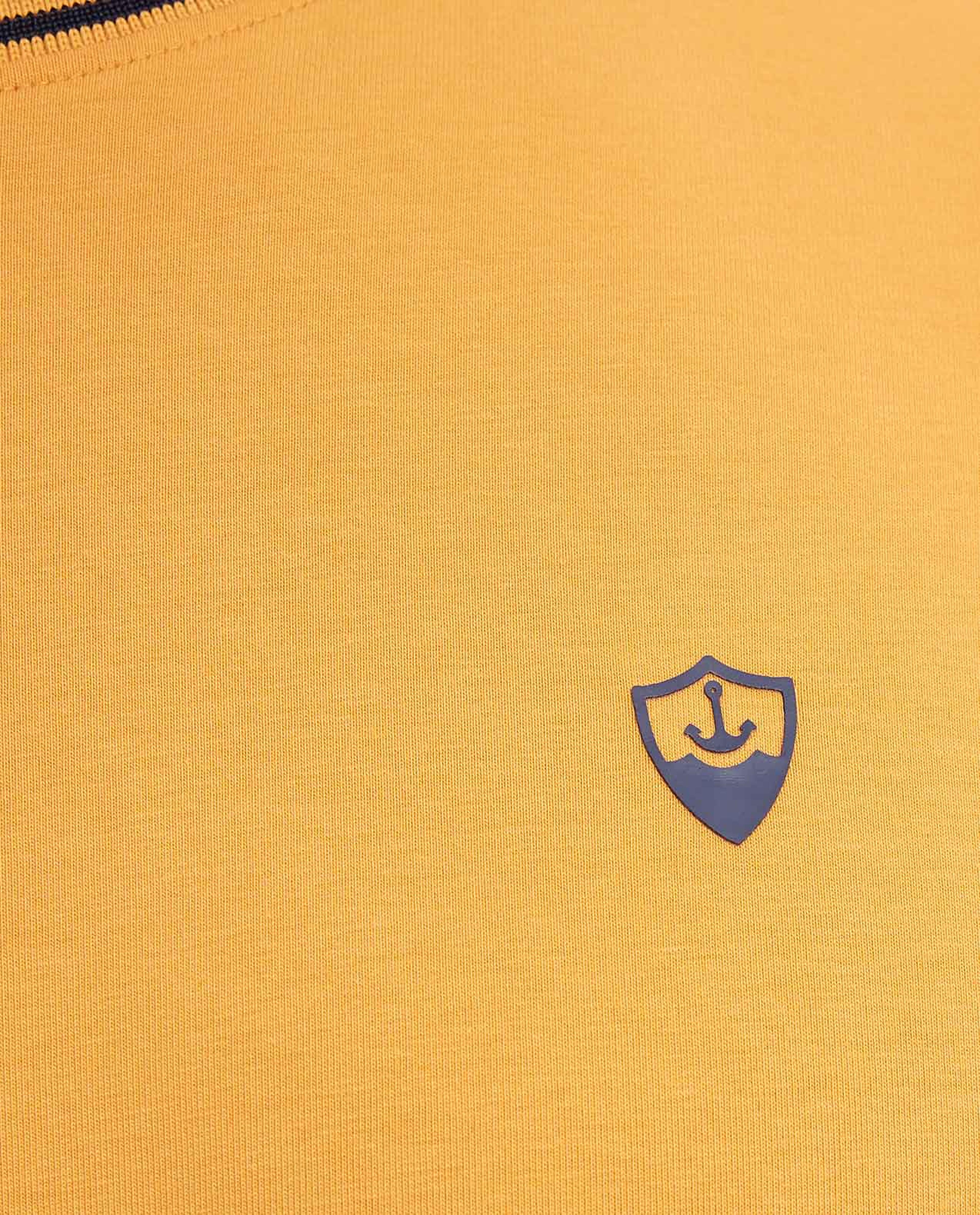 Logo Detail T-Shirt with Crew Neck and Short Sleeves