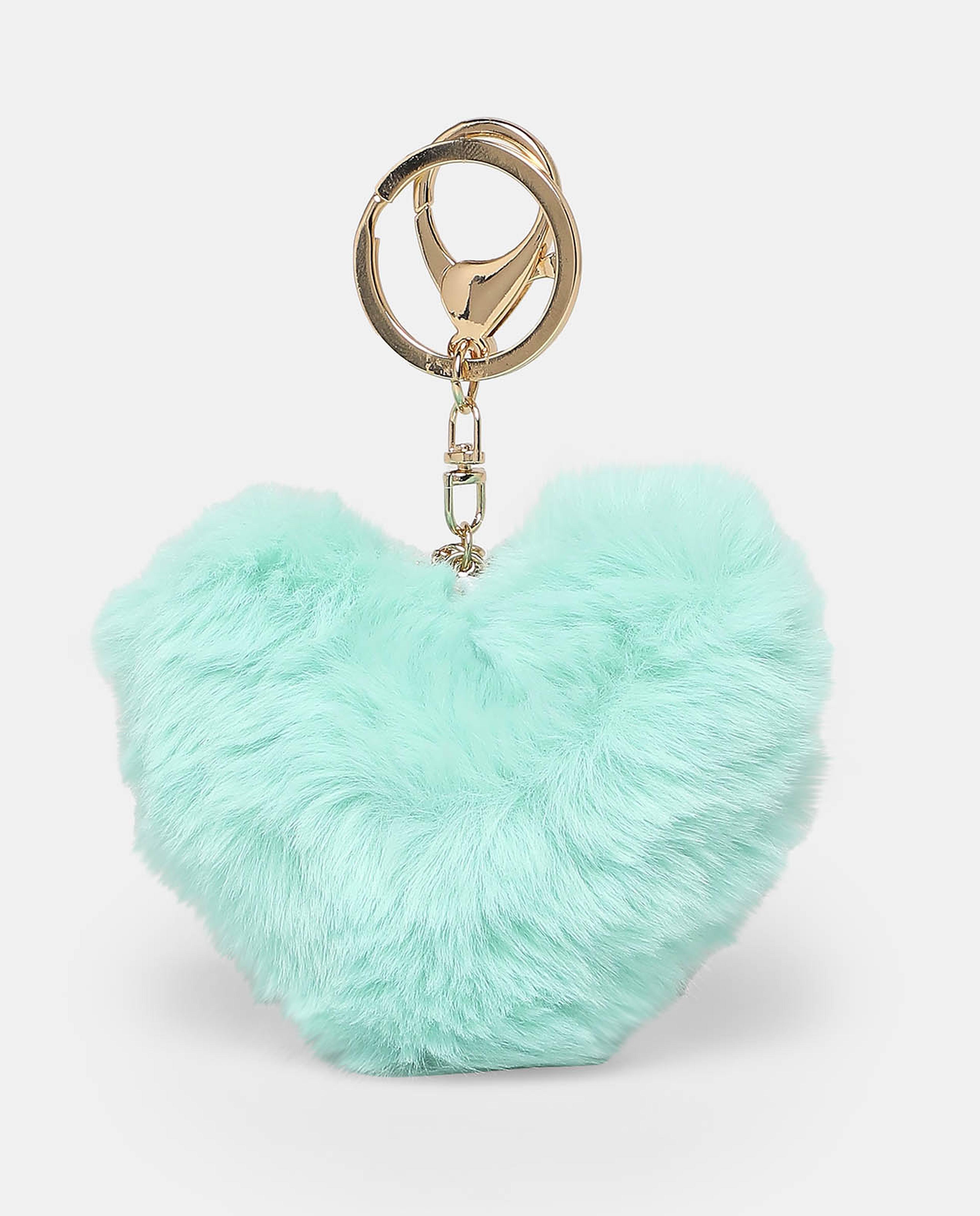 Heart Key Bag Charm Ring