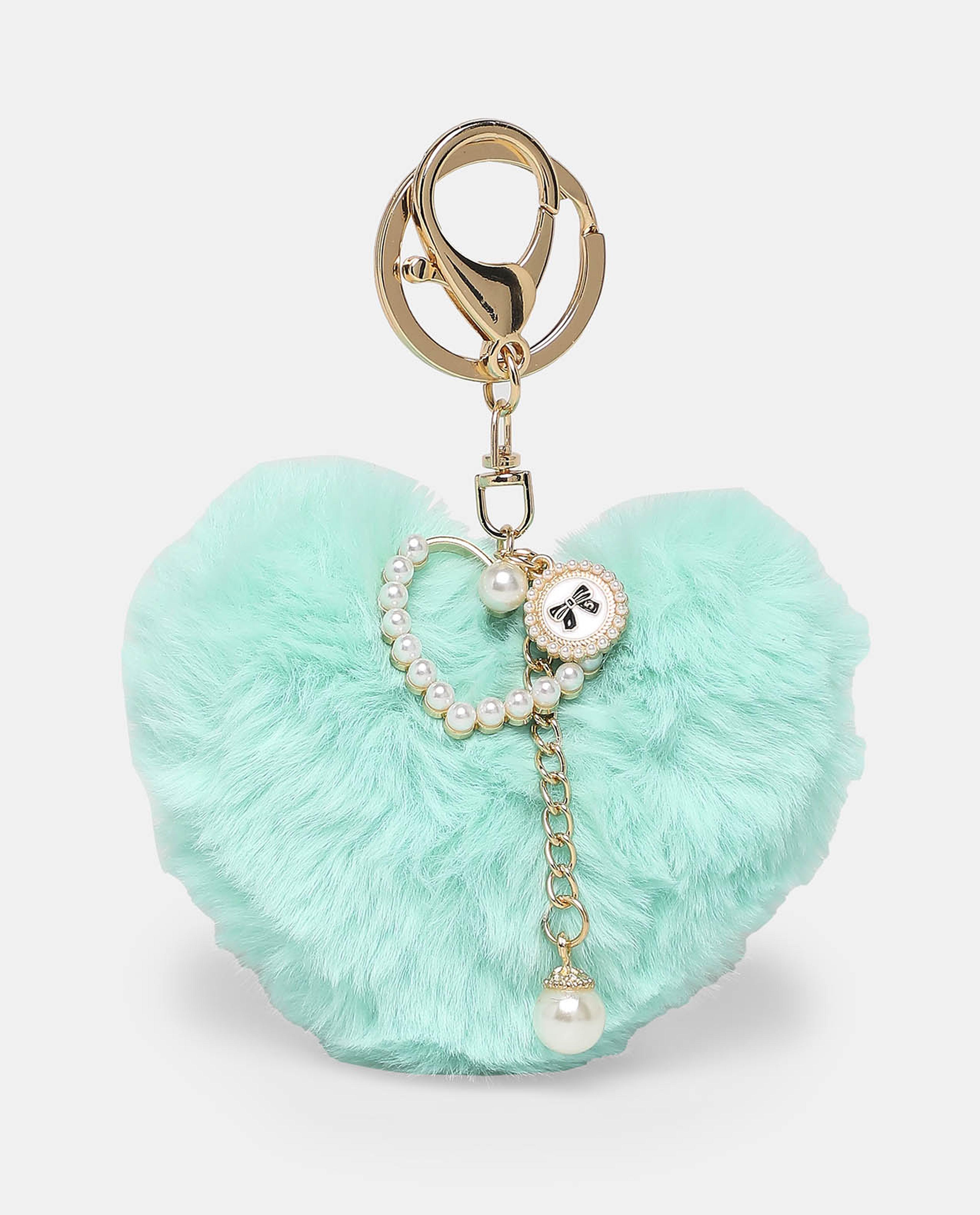 Heart Key Bag Charm Ring