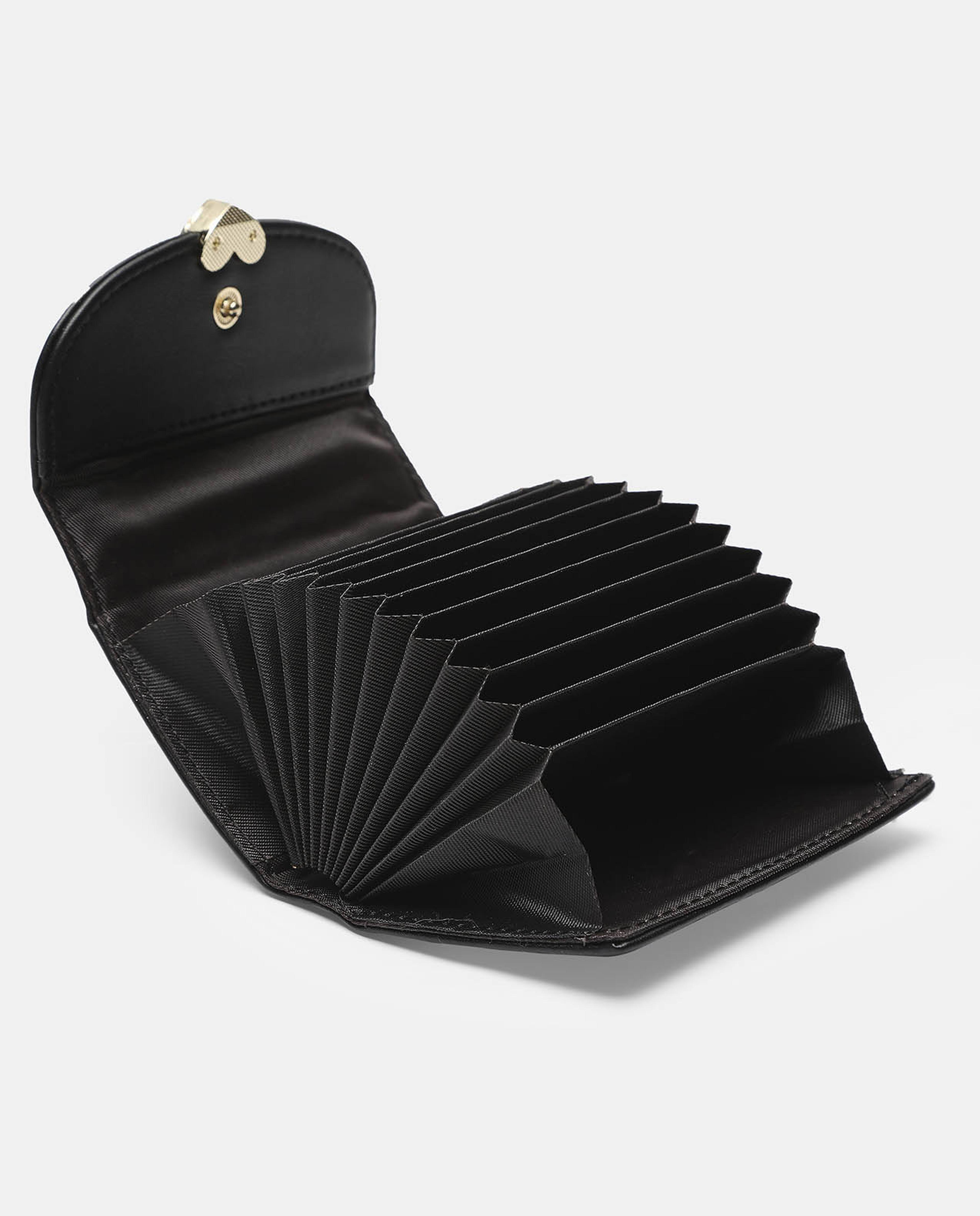 Solid Snap Closure Card Holder