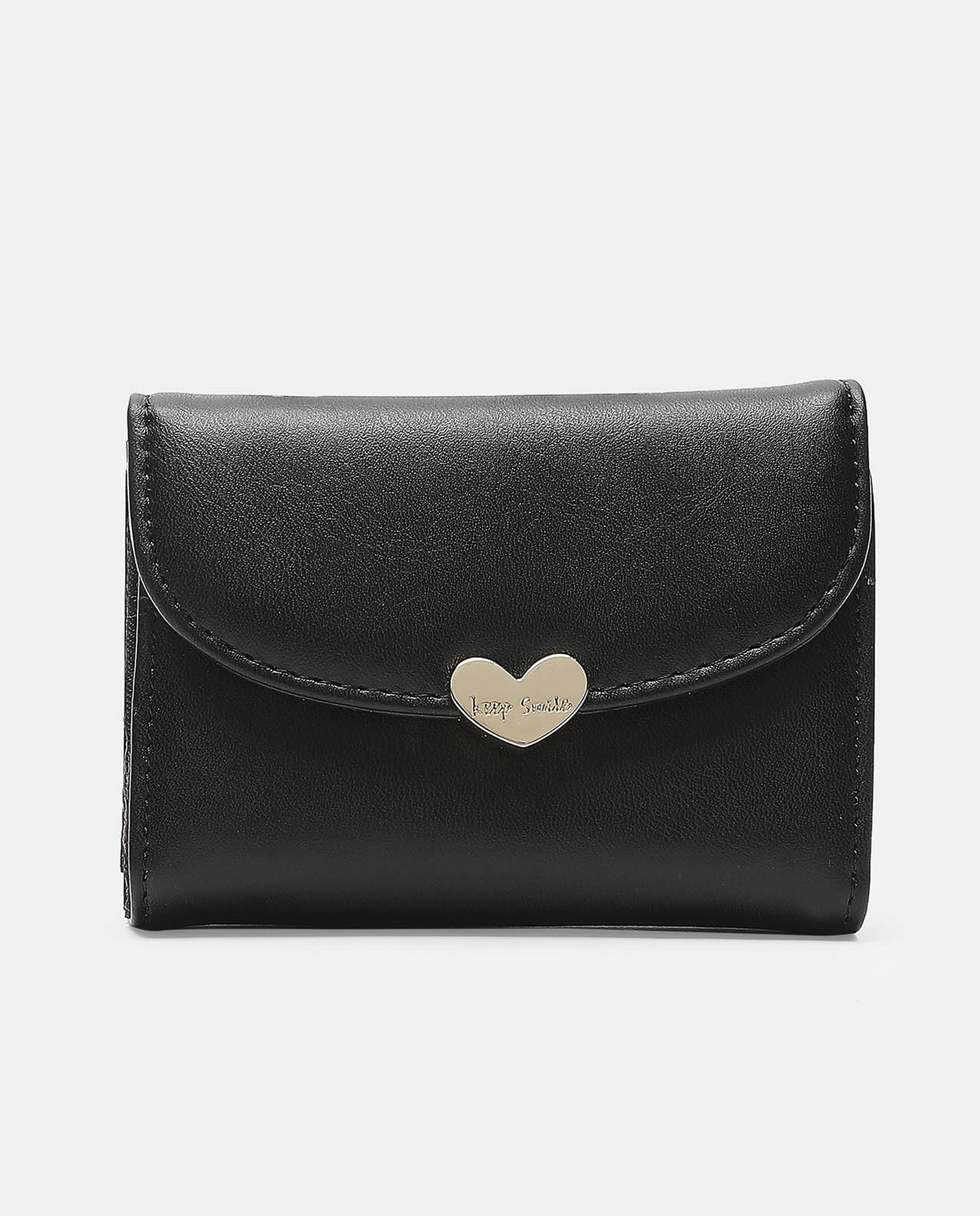 Solid Snap Closure Card Holder