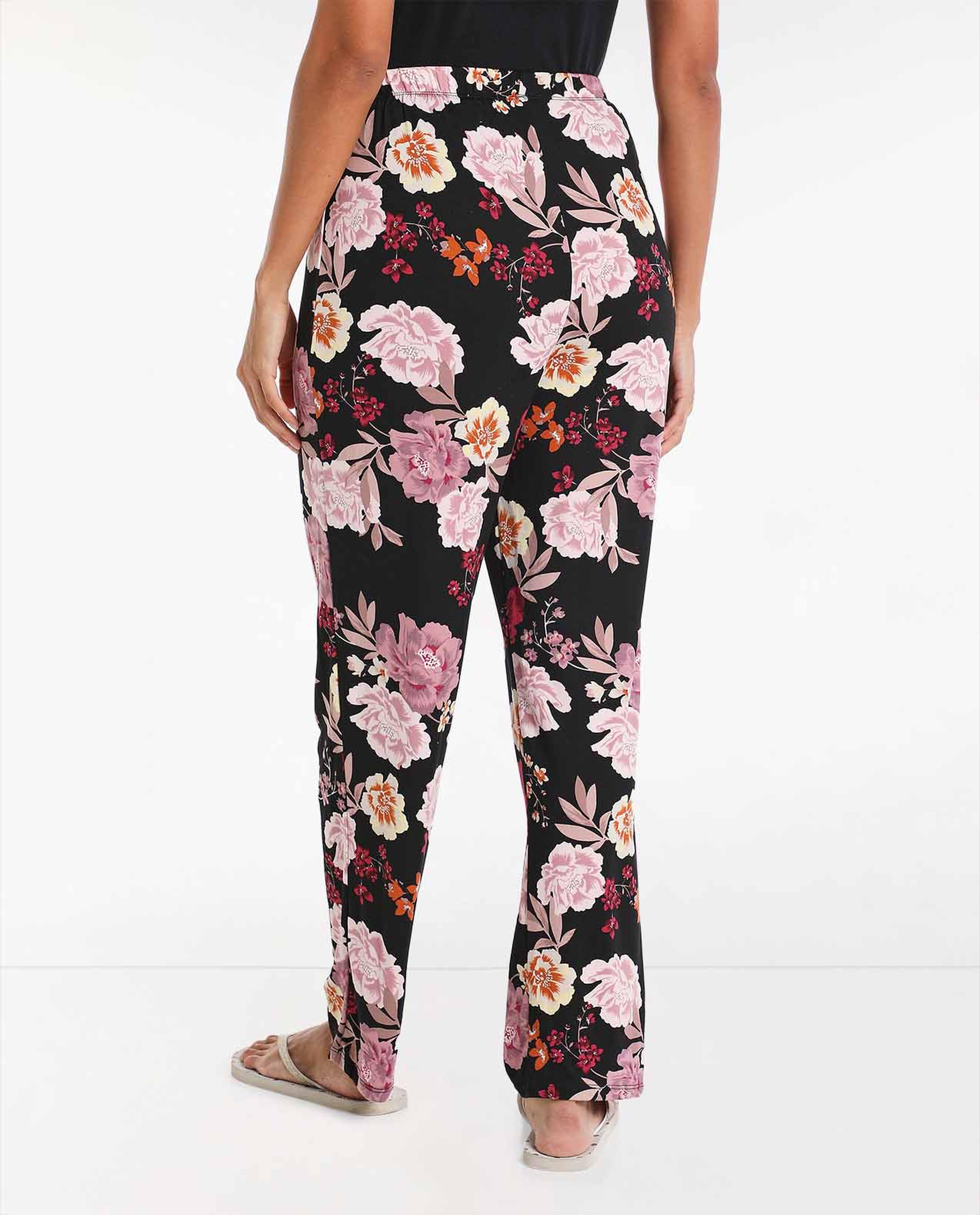 Printed Pyjama with Elasticated Drawstring Waist