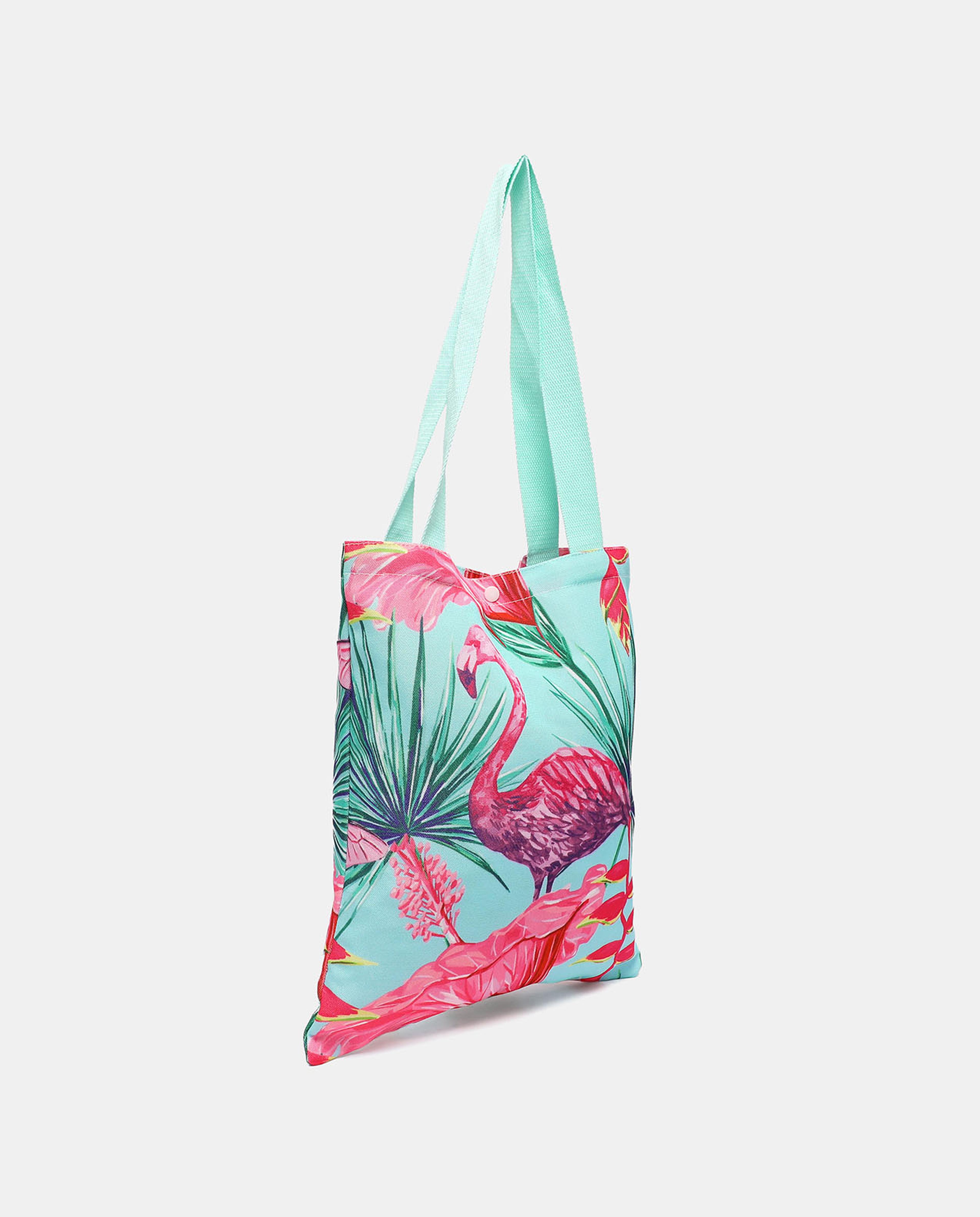 Printed Canvas Shopper Bag