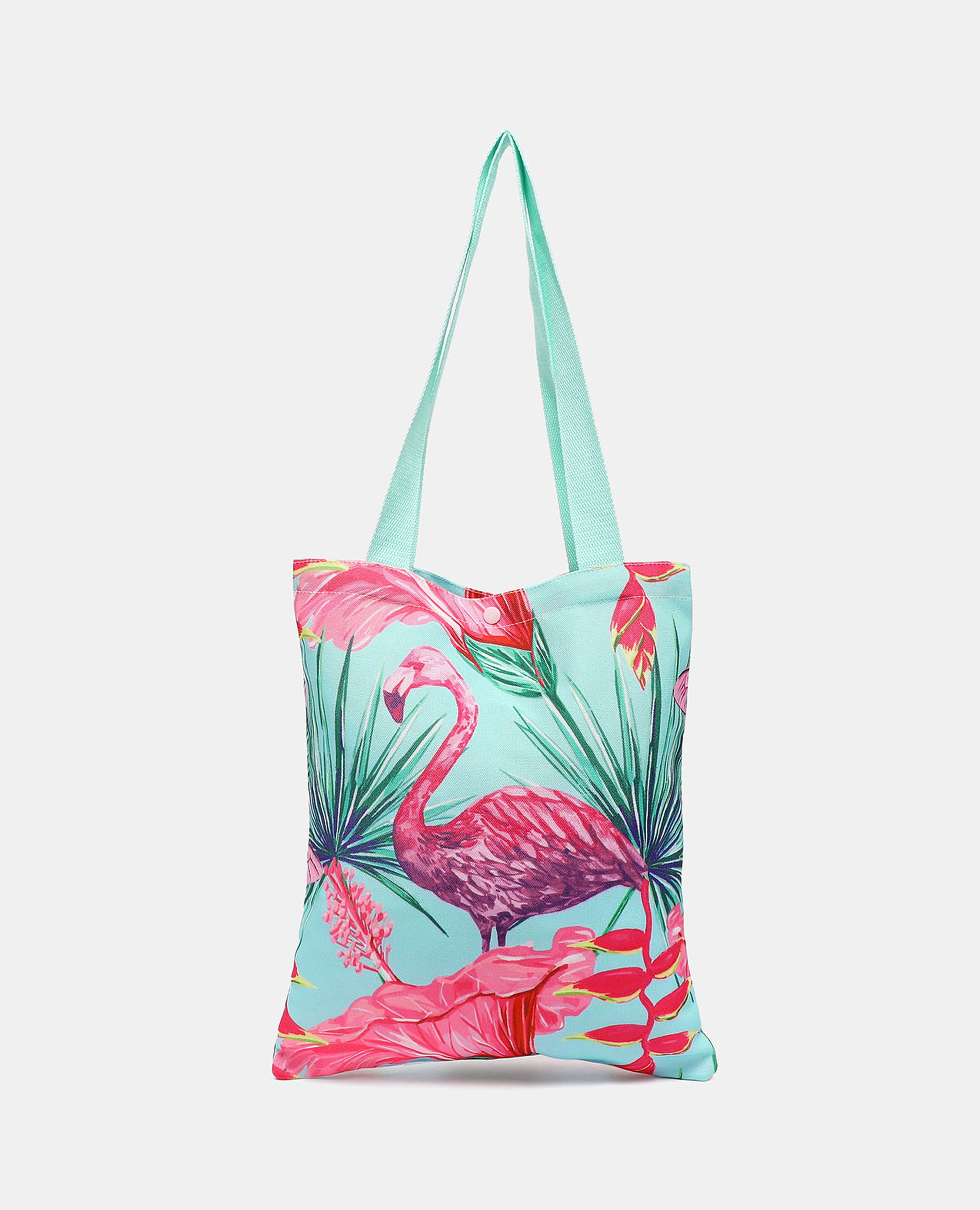 Printed Canvas Shopper Bag
